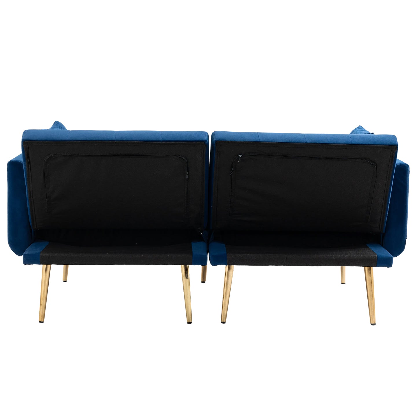 Velvet  Sofa , Accent sofa .loveseat sofa with metal  feet