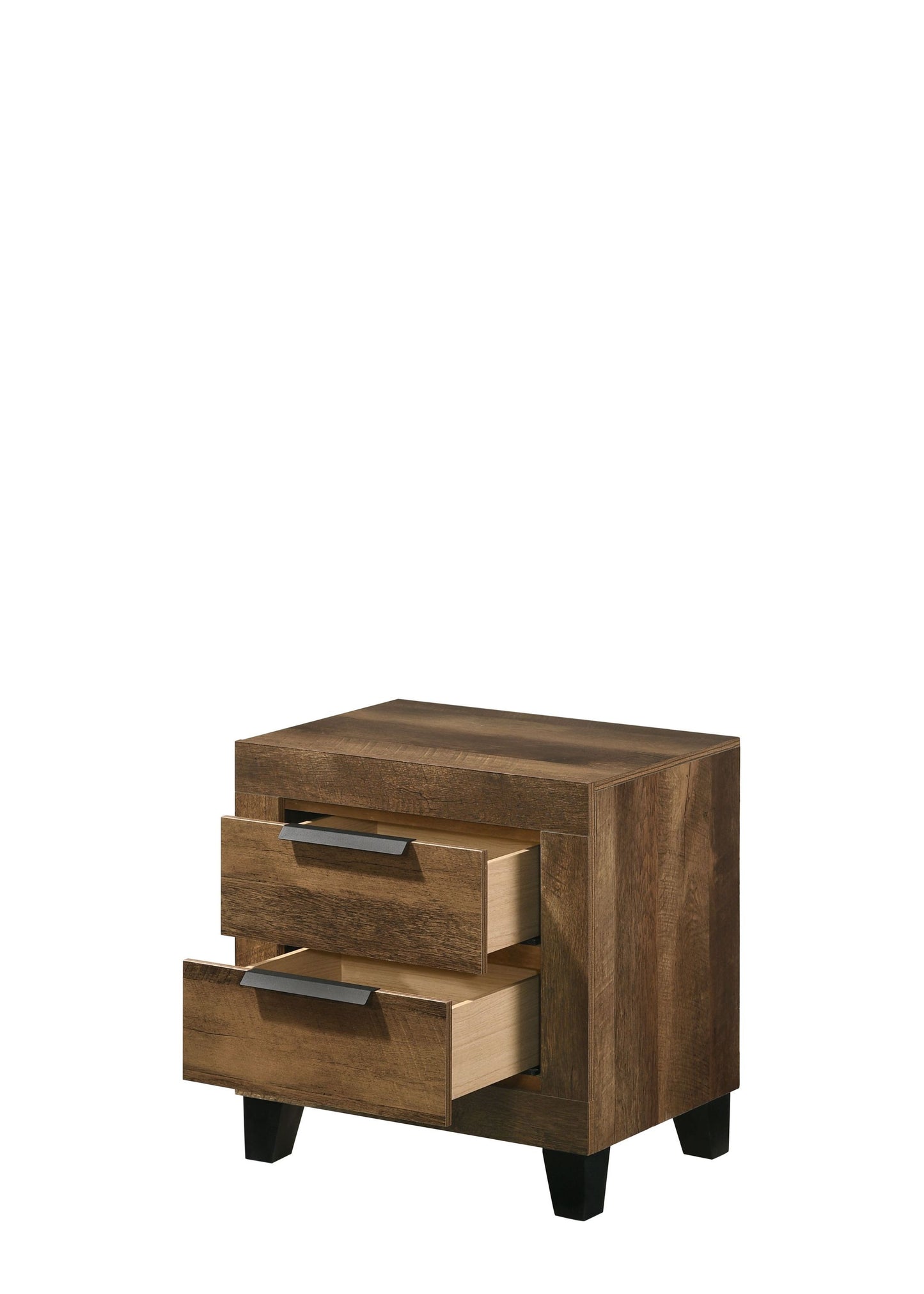 Morales Nightstand, Rustic Oak Finish 28593