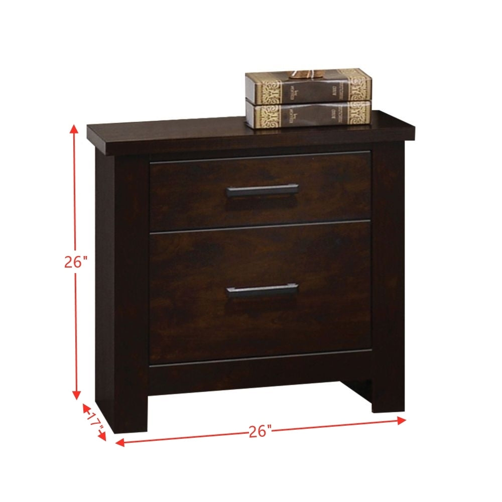 Panang Nightstand in Mahogany 23373