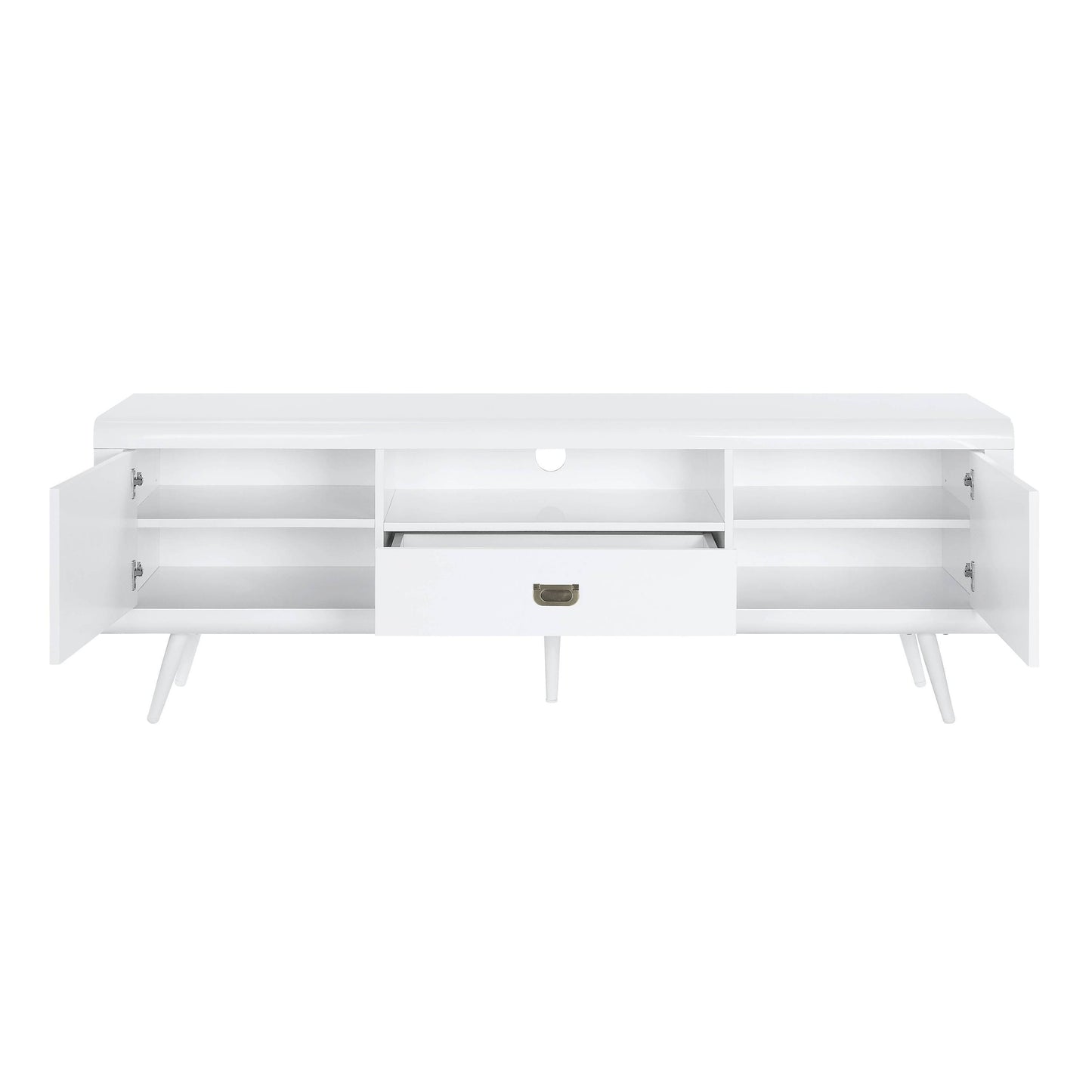 Elegant White High Gloss TV Stand LV00745