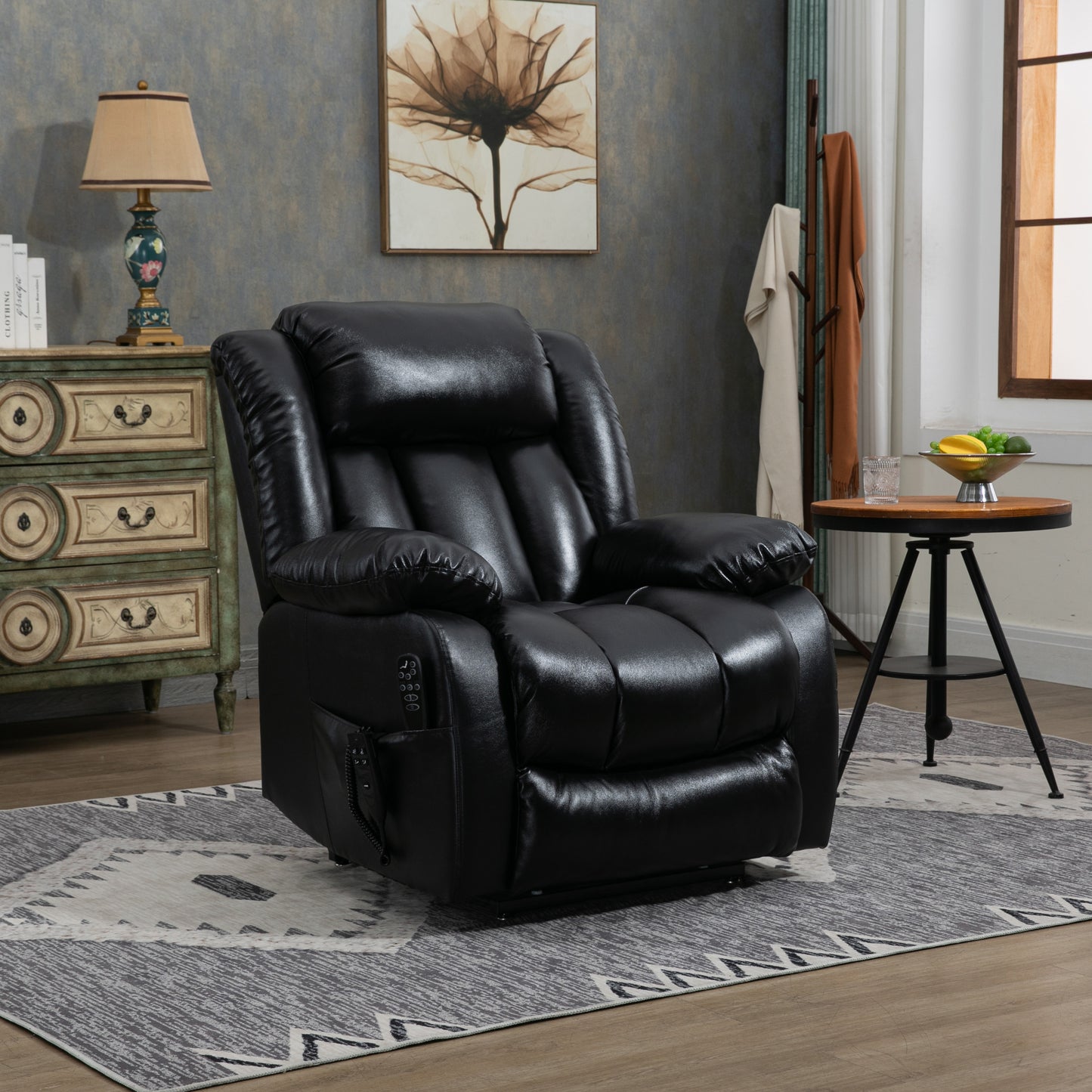 Electric Power Lift Recliner Chair with Massage and Lumbar Heating