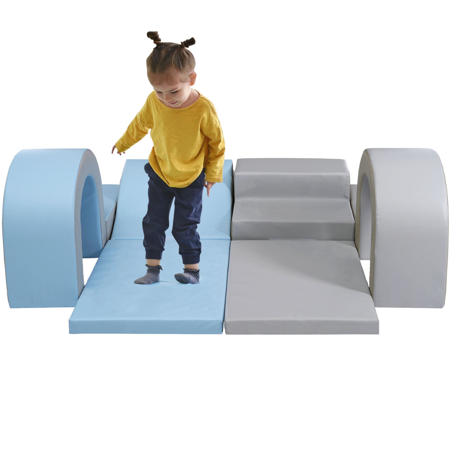 Soft EPE Foam Climbing and Crawling Playset for Active Indoor Play