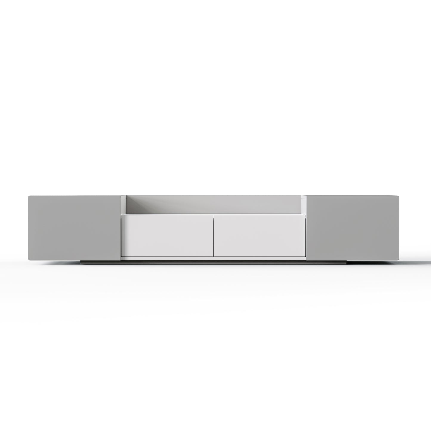 Contemporary TV Console with Spacious Storage and Sleek Design