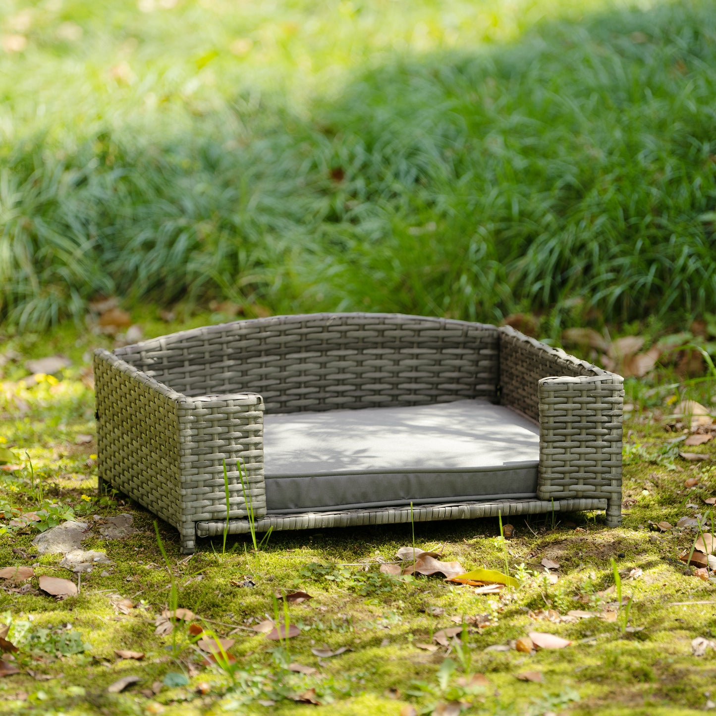 Dog Bed, Pet Bed, Pet Enclosures, Pet Outdoor Furniture, Pet Patio Furniture, Seasonal PE Wicker Pet Furniture, Dog Bed With Cushion