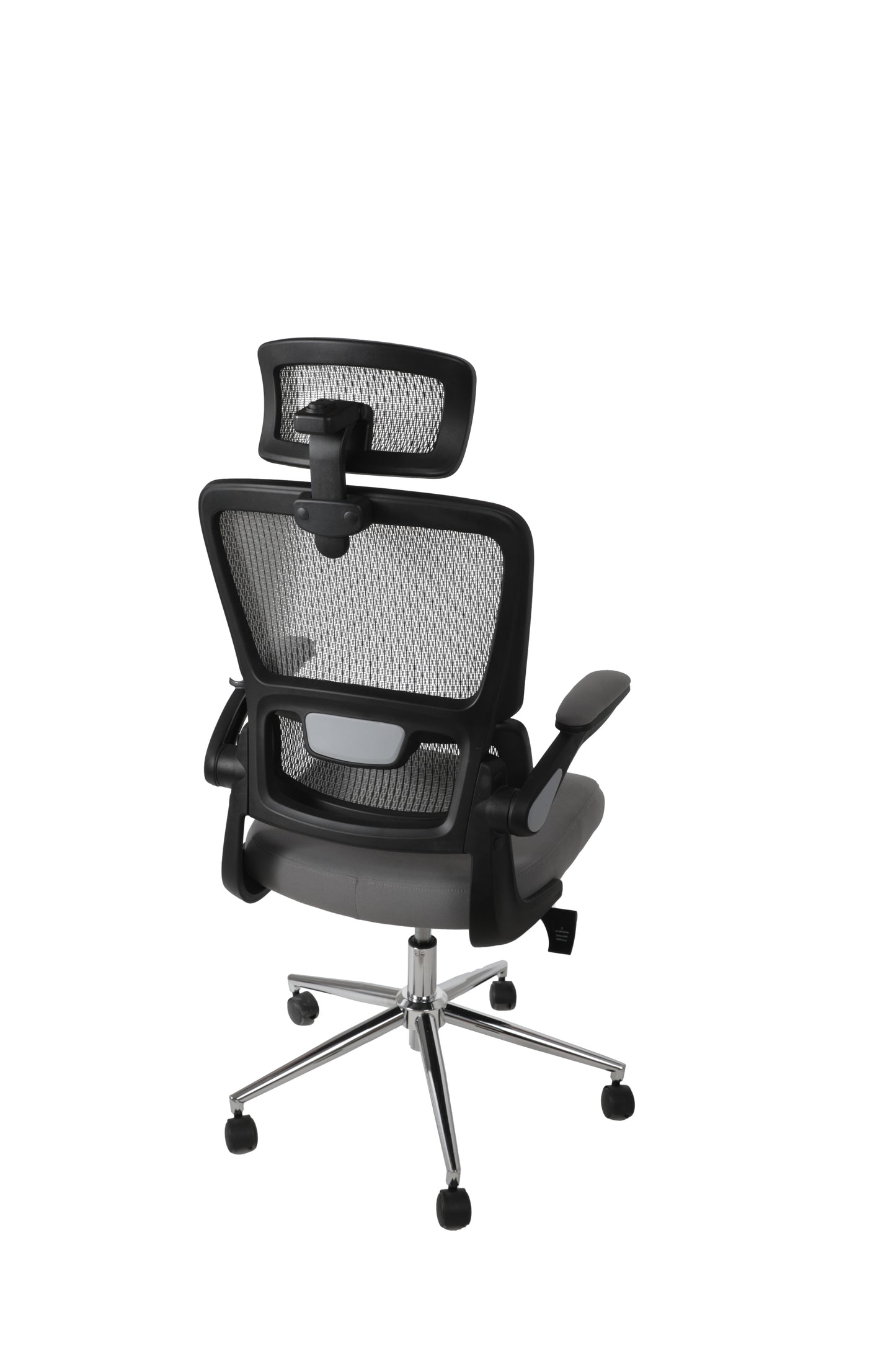 Mesh Ergonomic Office Chair with Flip Up Arms High Back Desk Chair -High Adjustable Headrest with Flip-Up Arms, Tilt Function, Lumbar Support Swivel Computer Chair Task Chair,Executive Chair, Gray