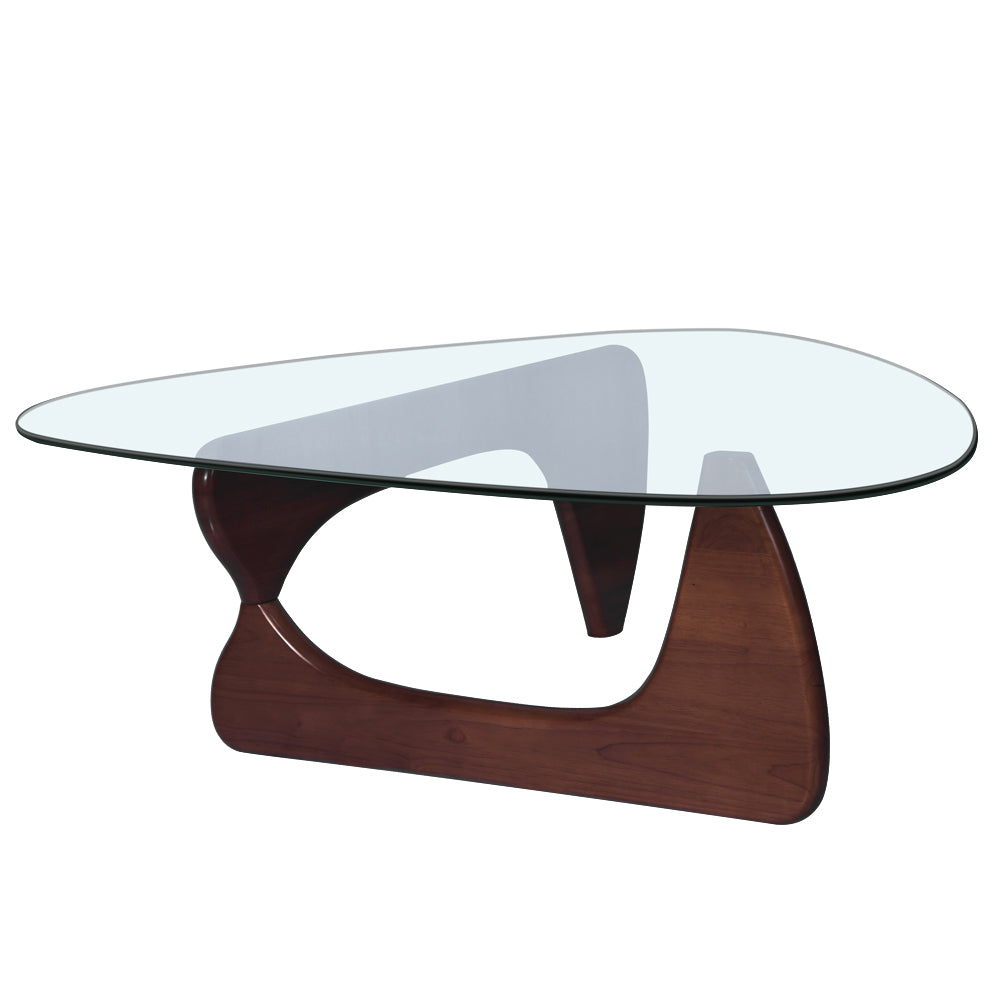 Modern Triangle Solid Wood Coffee Table for Home