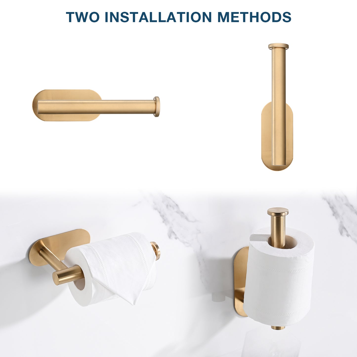 Stainless Steel Toilet Paper Holder with Easy Install Design