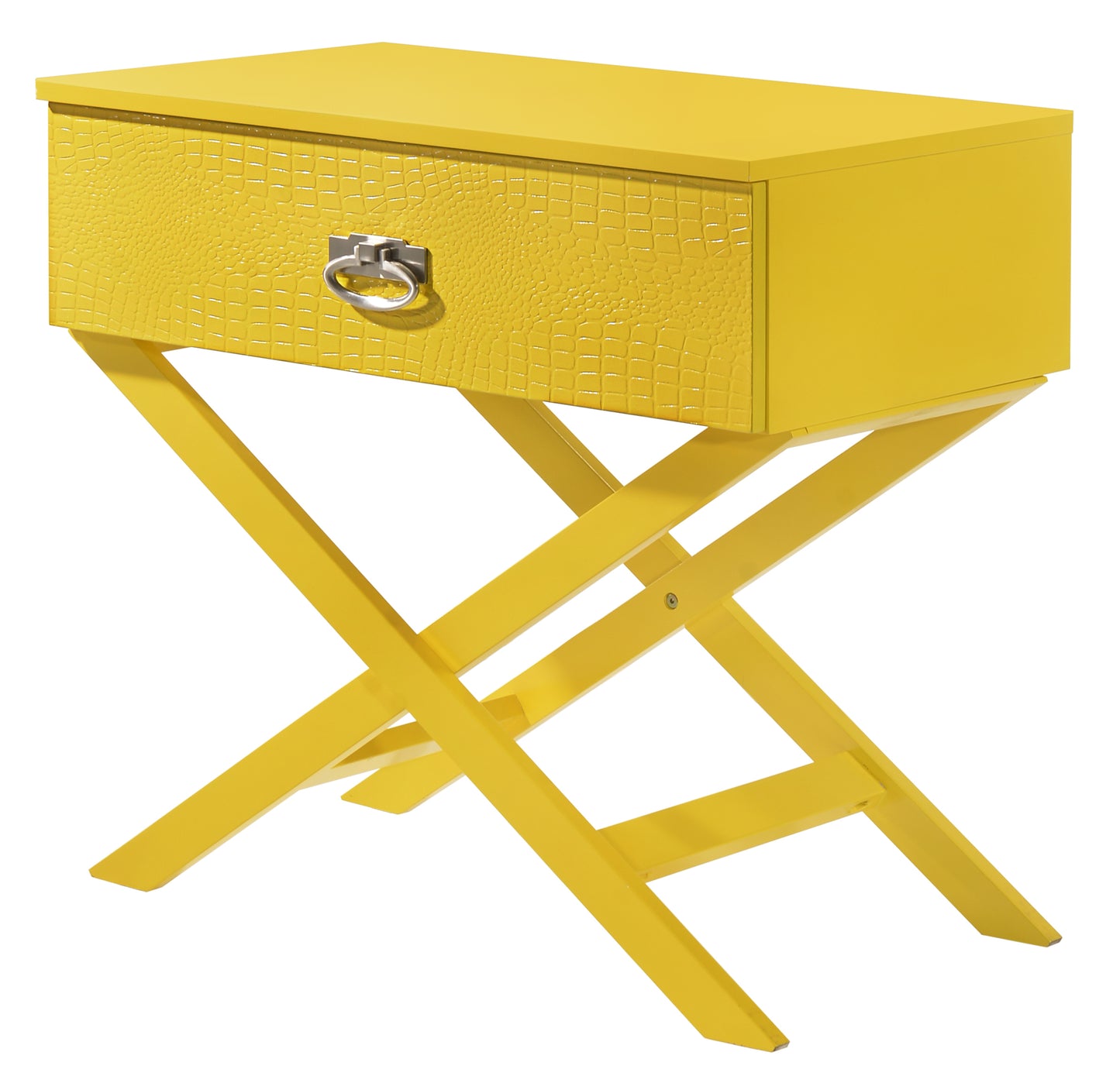 Xavier G0073-N Nightstand , Yellow