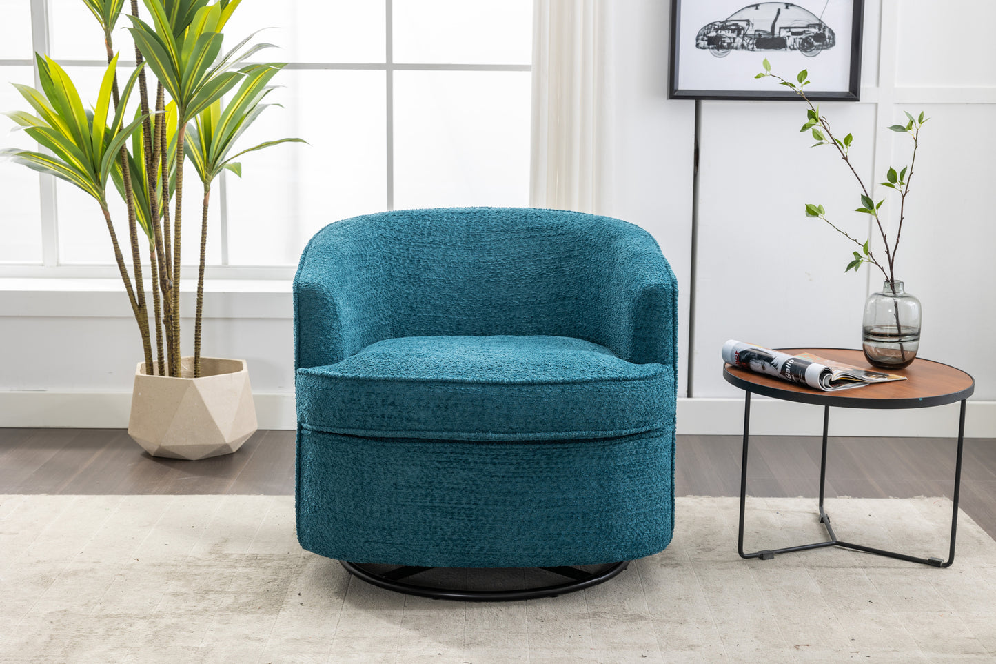 Swivel Barrel Chair for Ultimate Relaxation