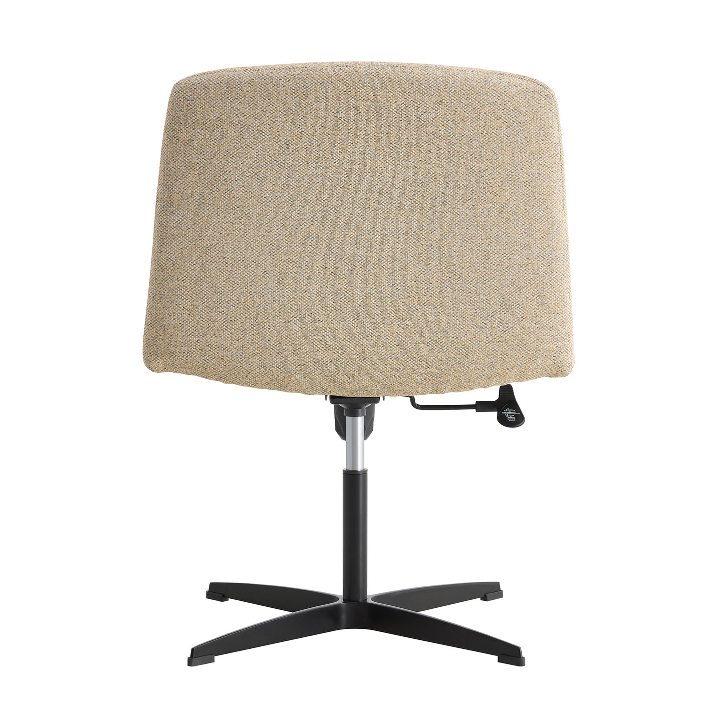 Fabric Material Home Computer Chair Office Chair Adjustable 360 ° Swivel Cushion Chair With Black Foot Swivel Chair Makeup Chair Study Desk Chair No Wheels