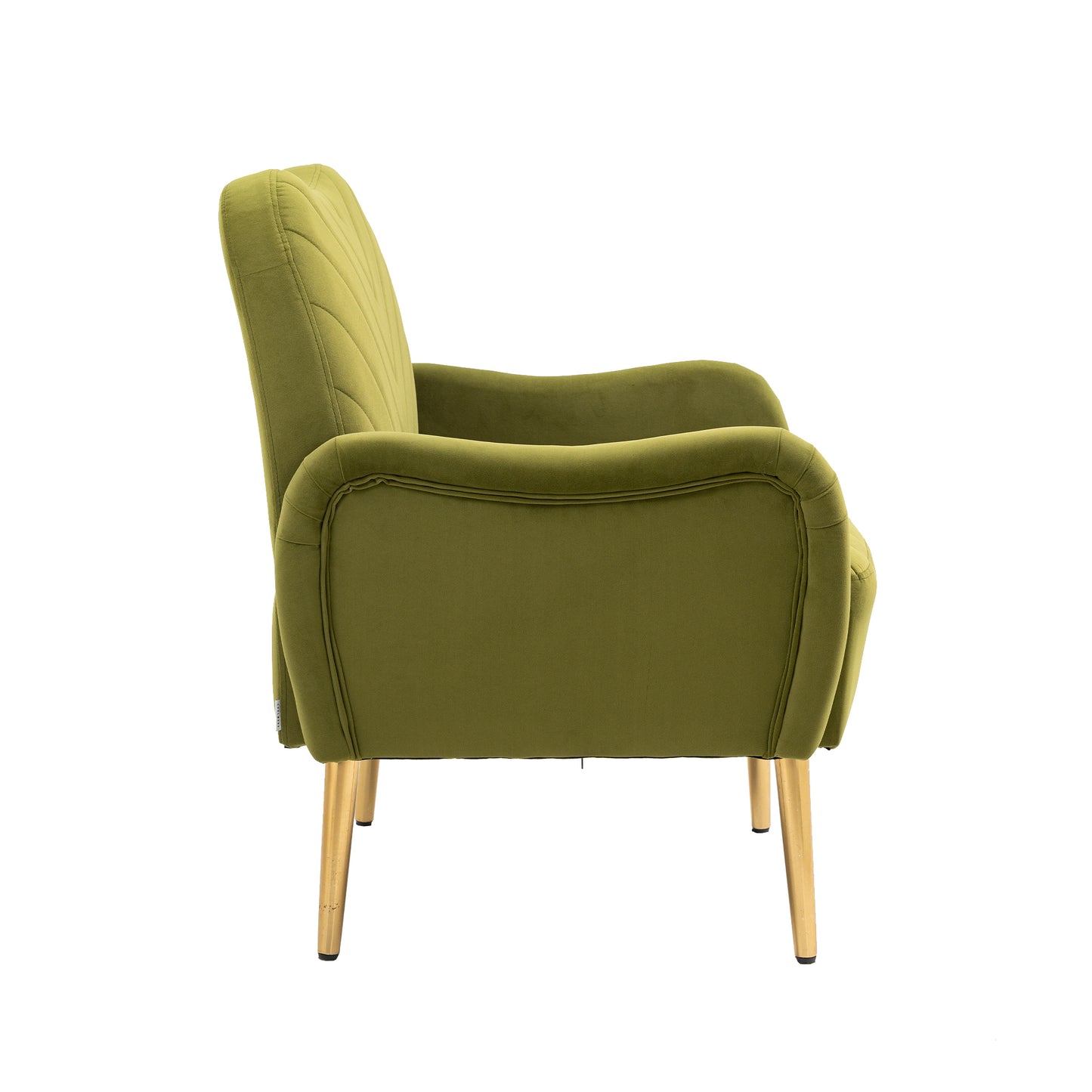 Velvet Chair , Accent  chair/ Living room lesiure chair with metal feet