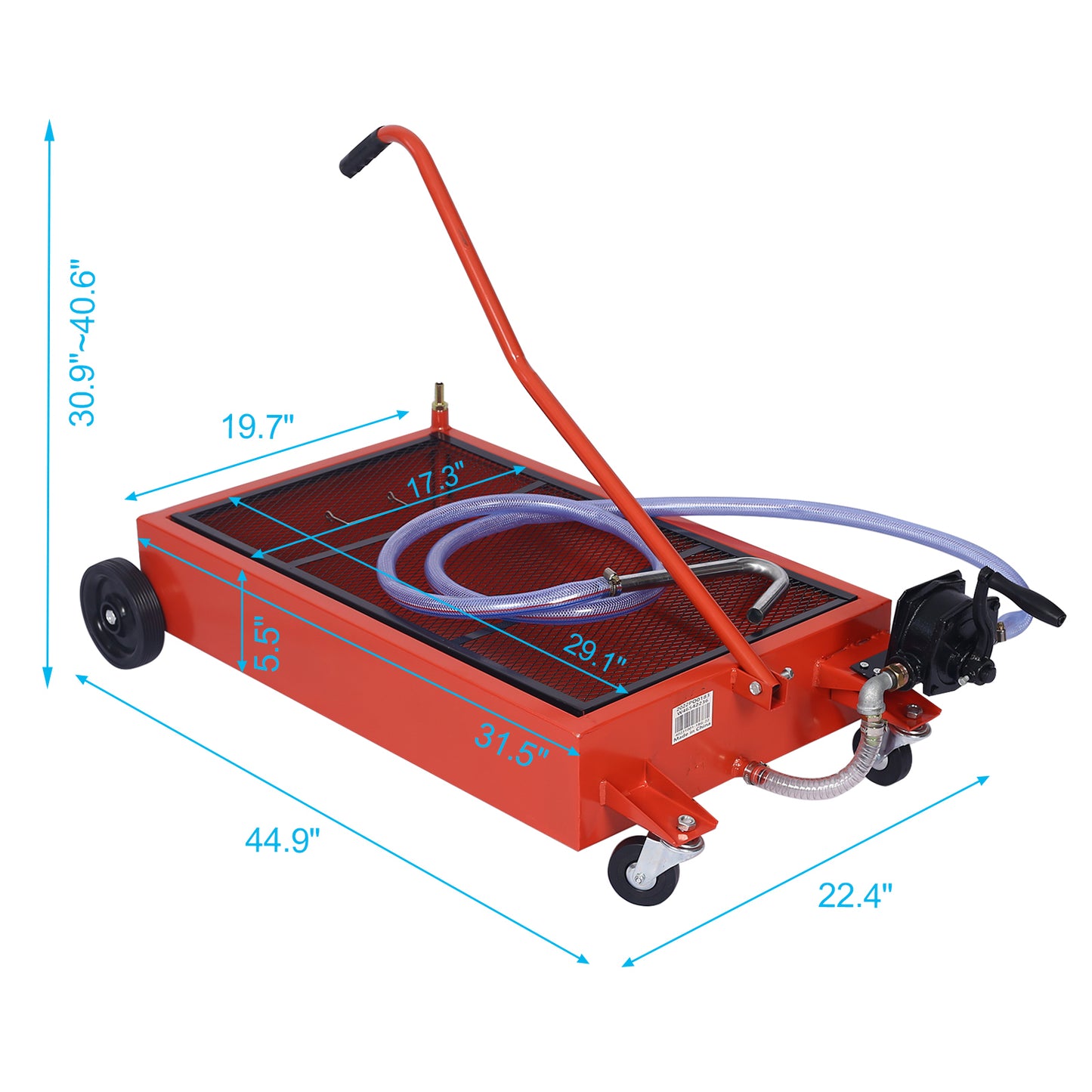 17-Gallon Low-Profile Oil Drain with Pump