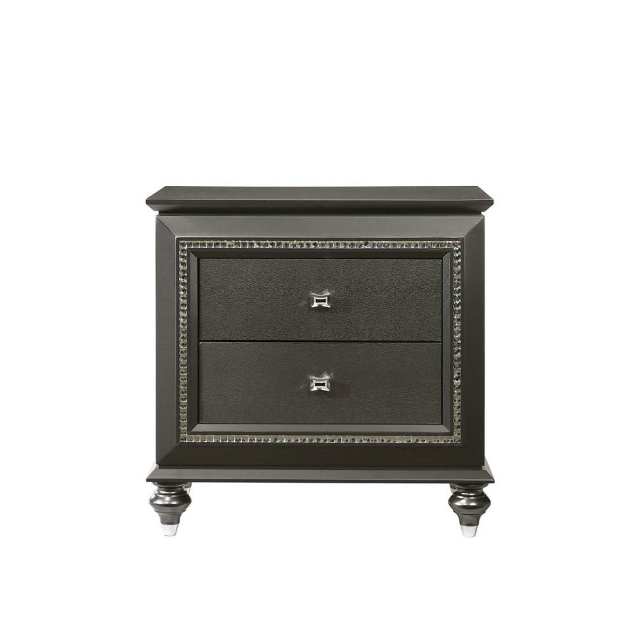 Kaitlyn Nightstand, Metallic Gray 27283