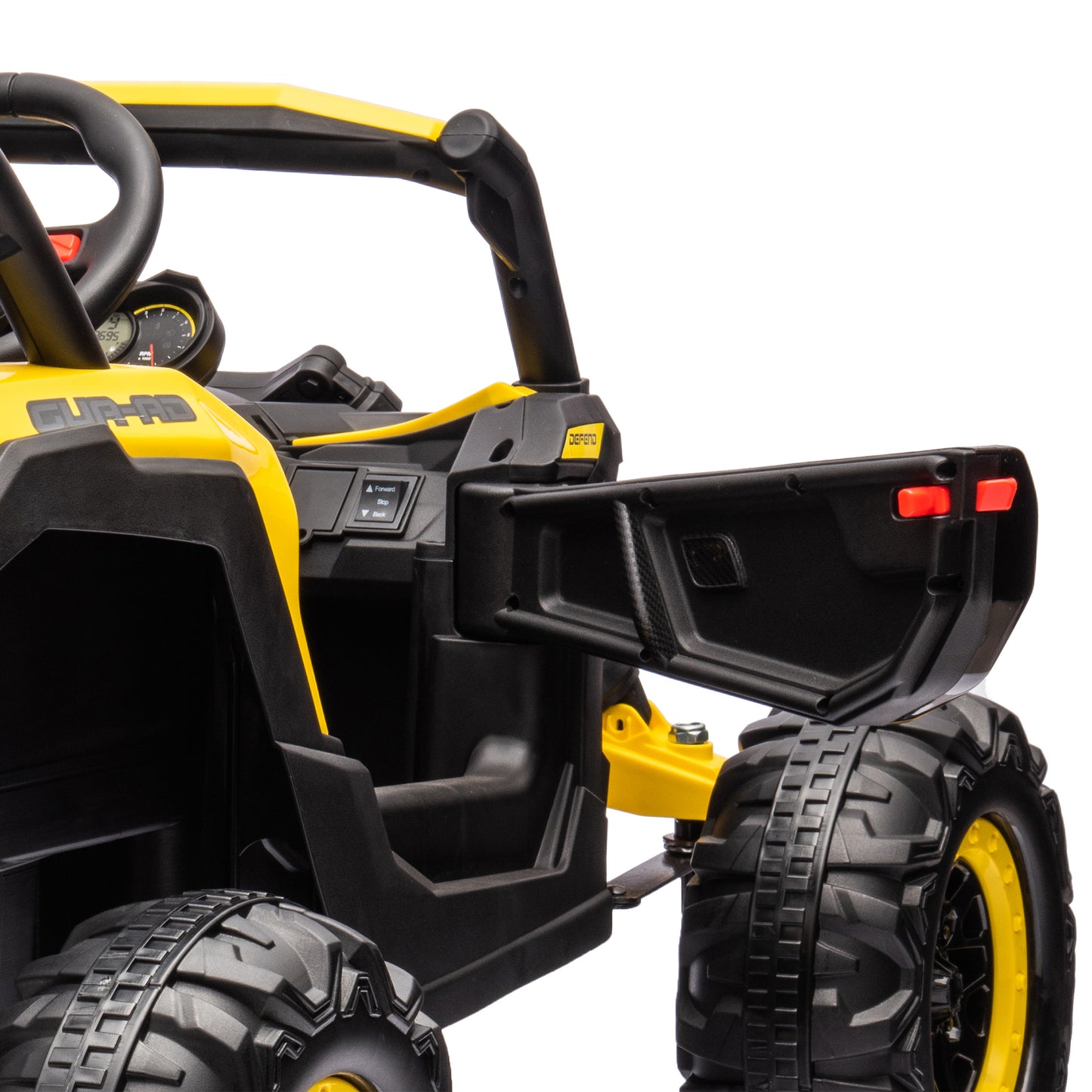 12V UTV Ride-On Car for Kids with Remote Control, Music Player, and LED Lights