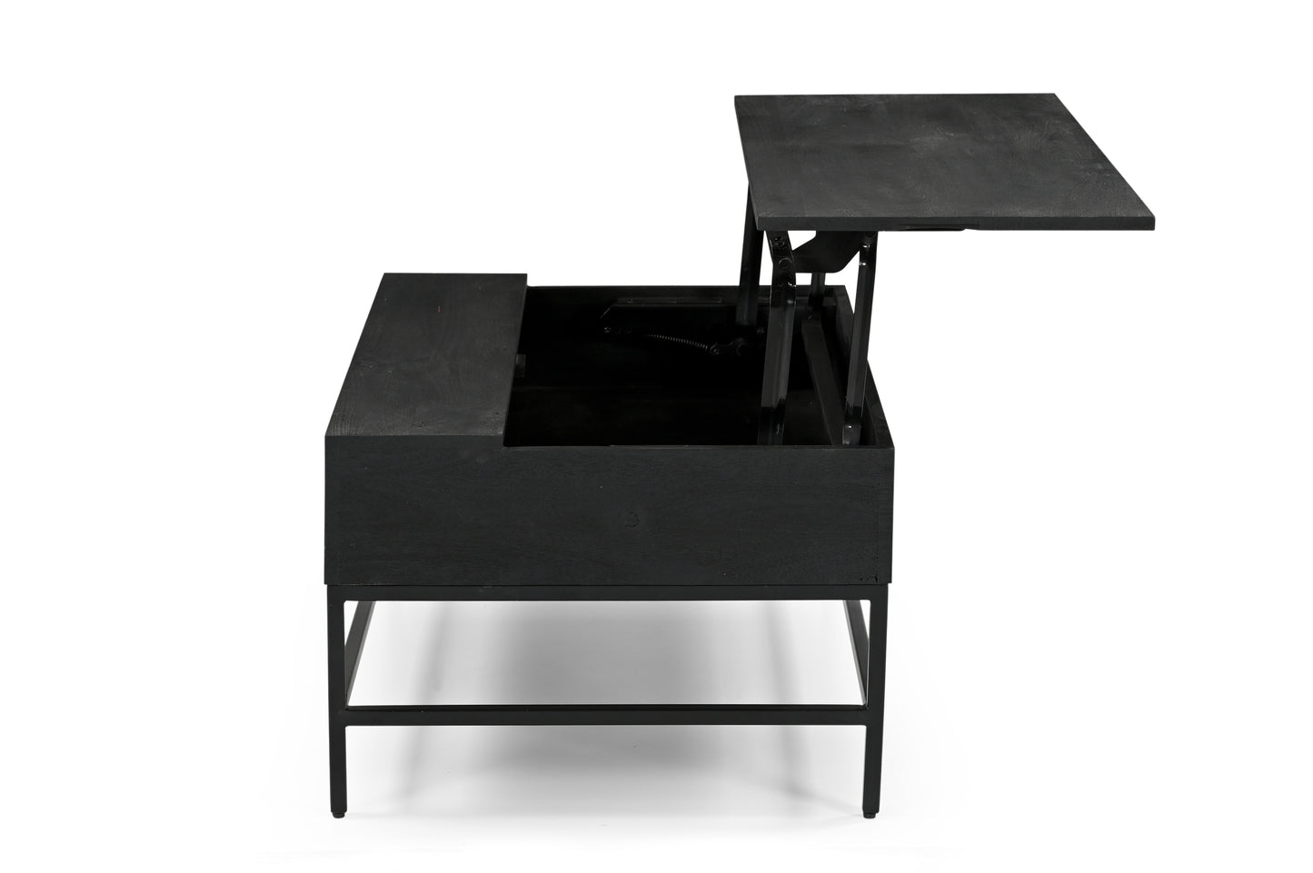 Modern Lift Top Charcoal Coffee Table