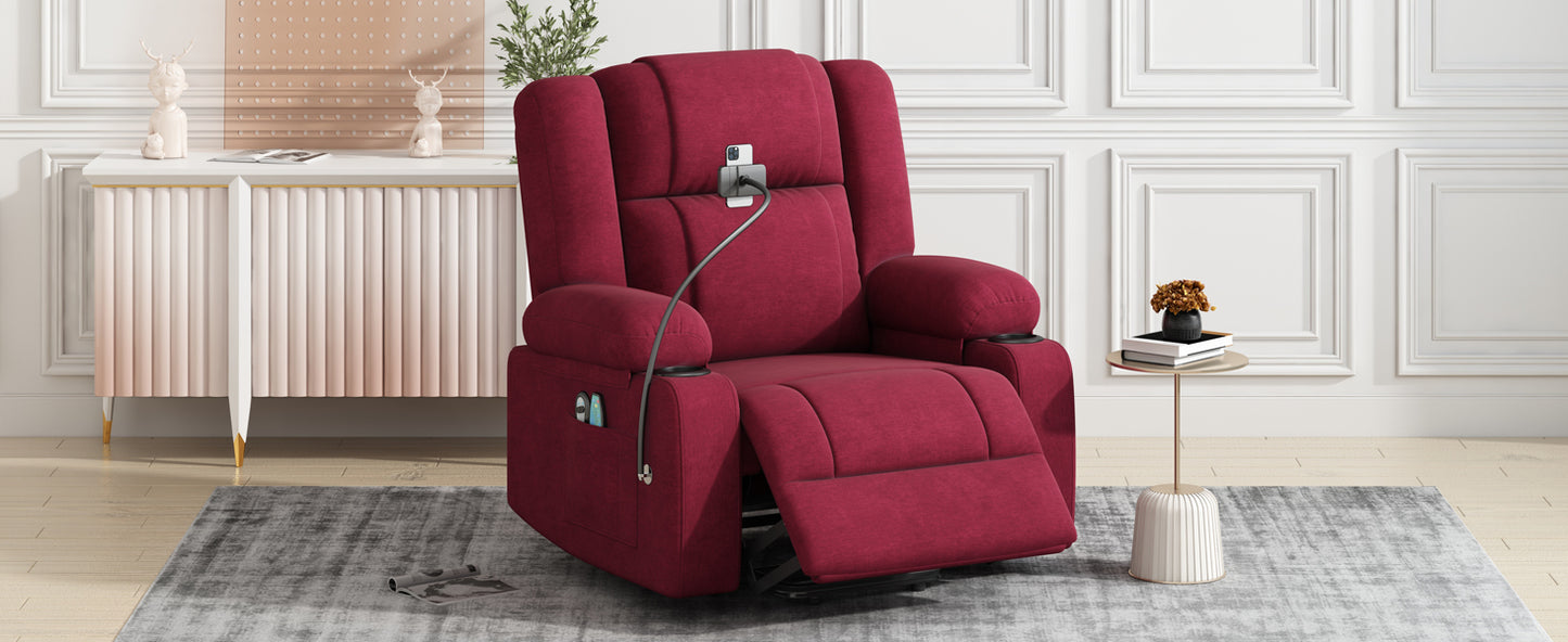 Ultimate Comfort Power Lift Recliner Chair with Massage, Heating, and Remote Control