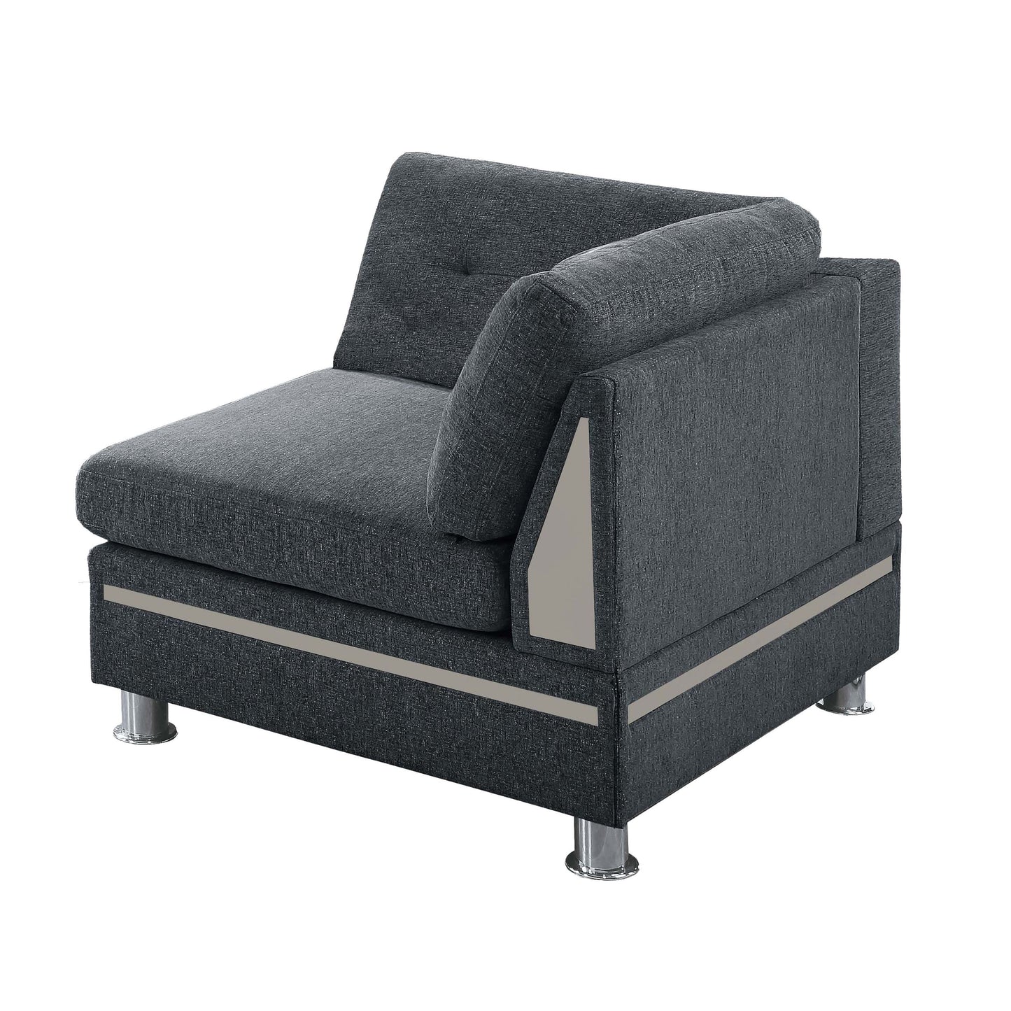 CORNER SOFA in Charcoal