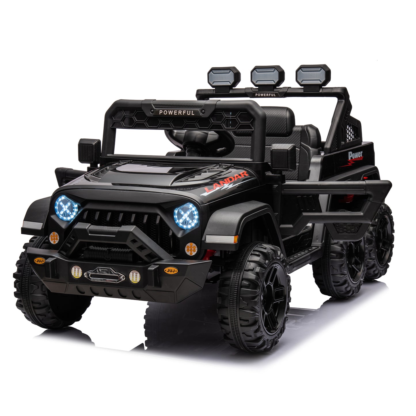 24V Ride On Large Pickup Truck Car for Kids with Remote Control and Bluetooth Music