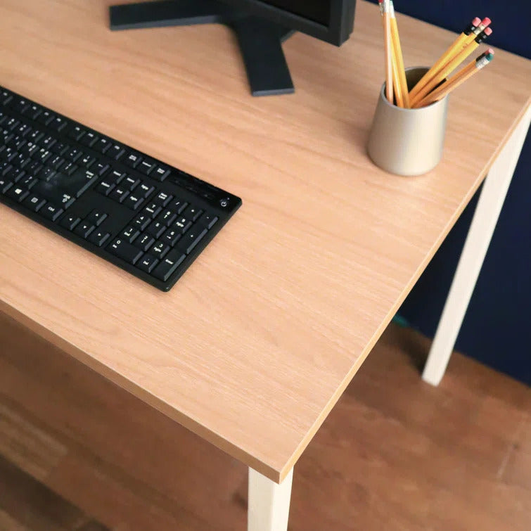 Contemporary Oak Wood and Metal Desk by Harry