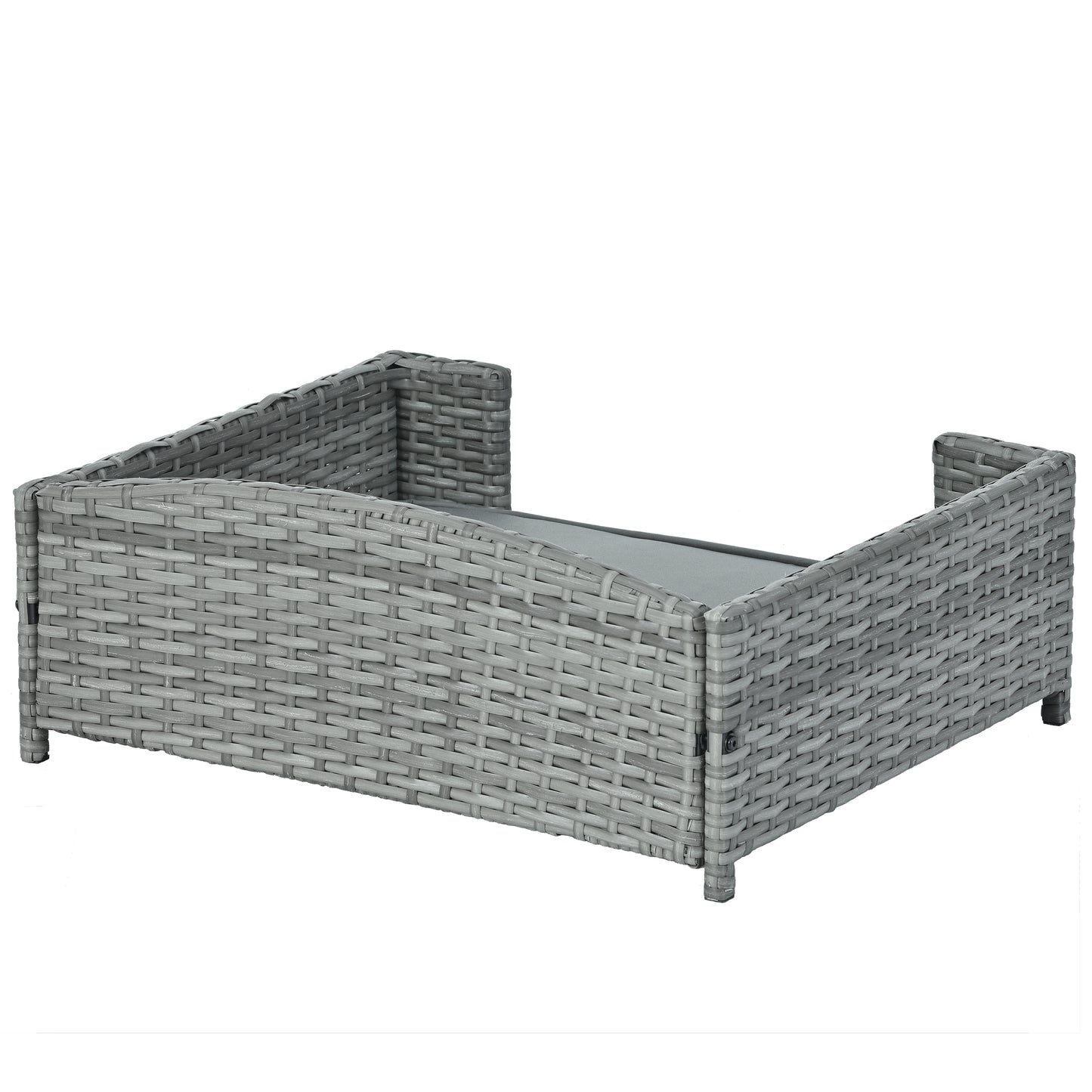 Dog Bed, Pet Bed, Pet Enclosures, Pet Outdoor Furniture, Pet Patio Furniture, Seasonal PE Wicker Pet Furniture, Dog Bed With Cushion