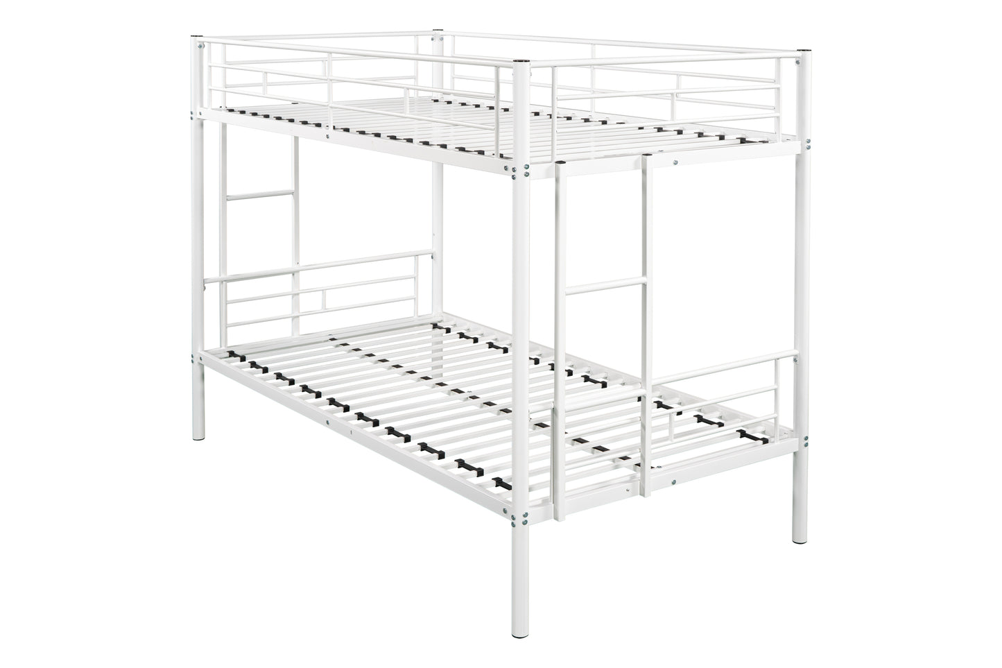 Durable Metal Twin Bunk Bed with Noise-Reduced Design