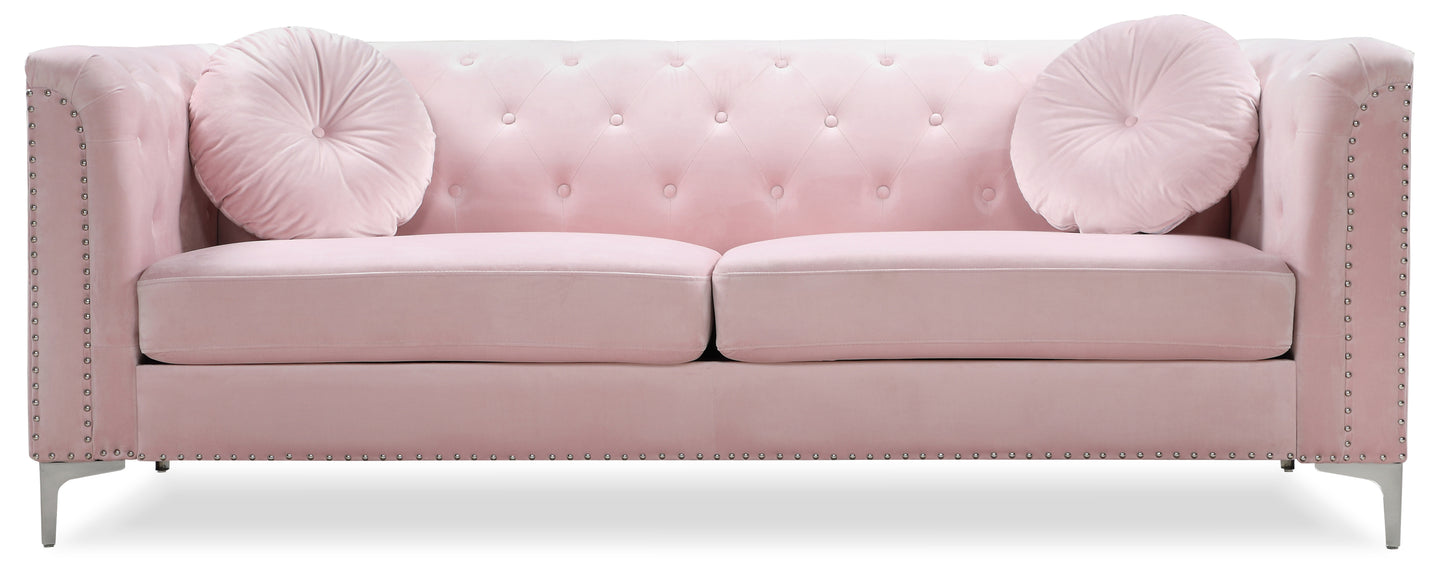 Pompano G894A-S Sofa ( 2 Boxes ) , PINK