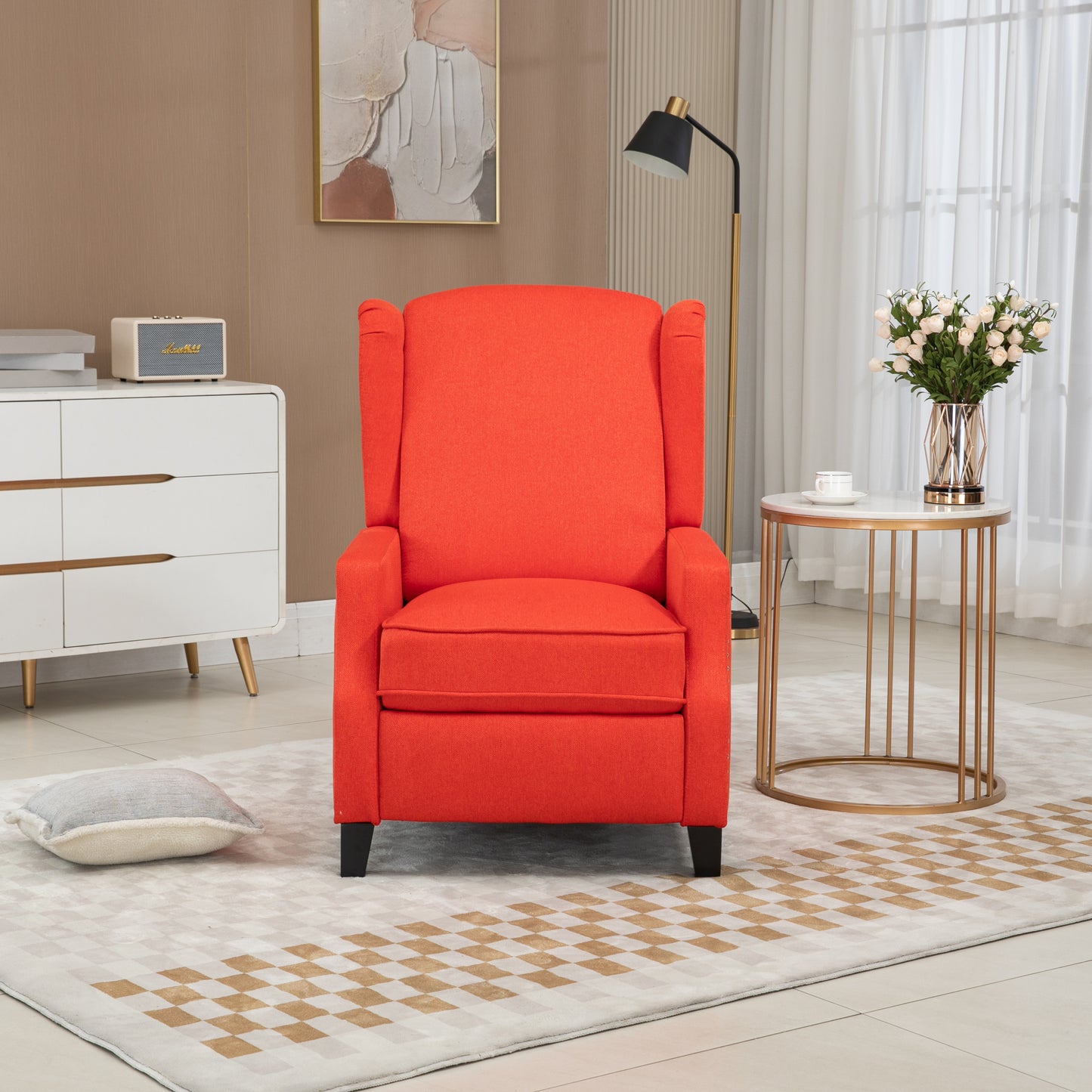 COOLMORE Modern Comfortable Upholstered Recliner Chair