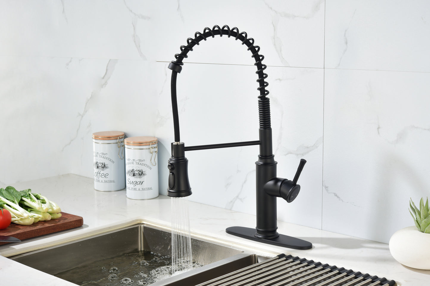 Kitchen Faucet with Pull Down Sprayer