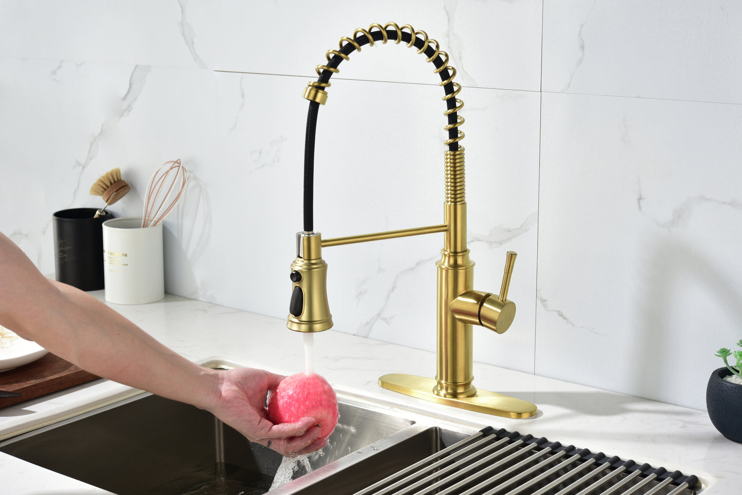 Kitchen Faucet with Pull Down Sprayer