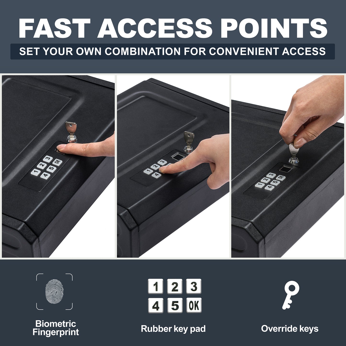 Biometric Pistol Safe - State-of-the-Art Protection for Handguns