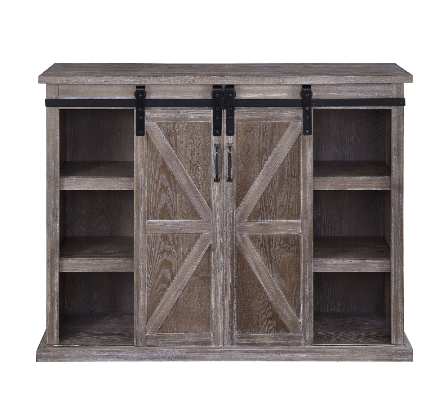 Orabella Farmhouse TV Stand, Rustic Natural 91614