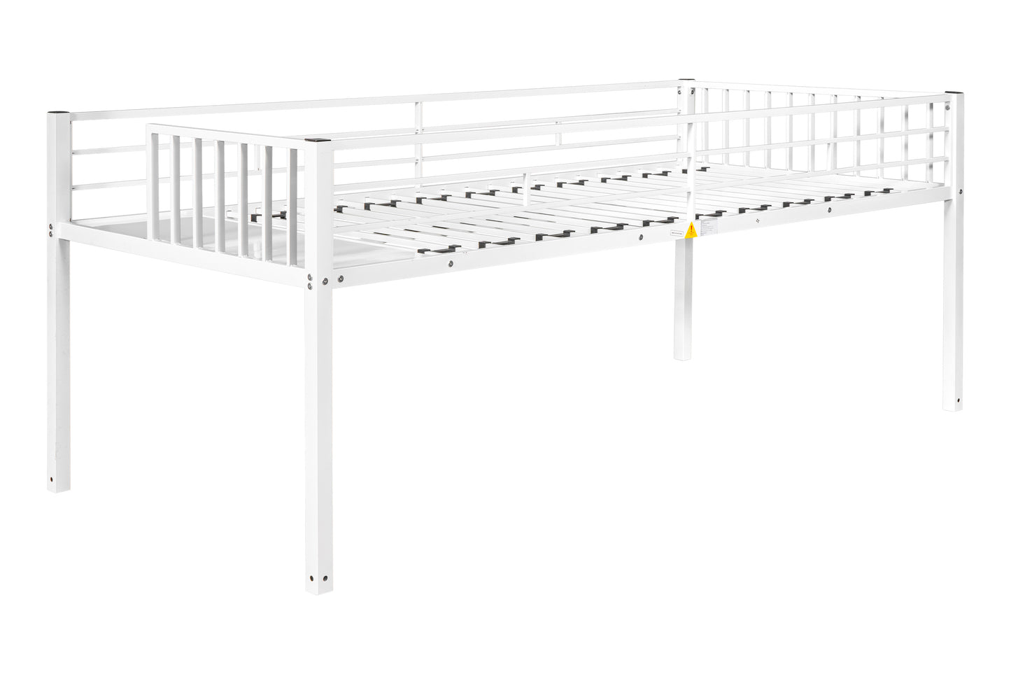 Versatile Steel Triple Bunk Bed with Noise-Reducing Design