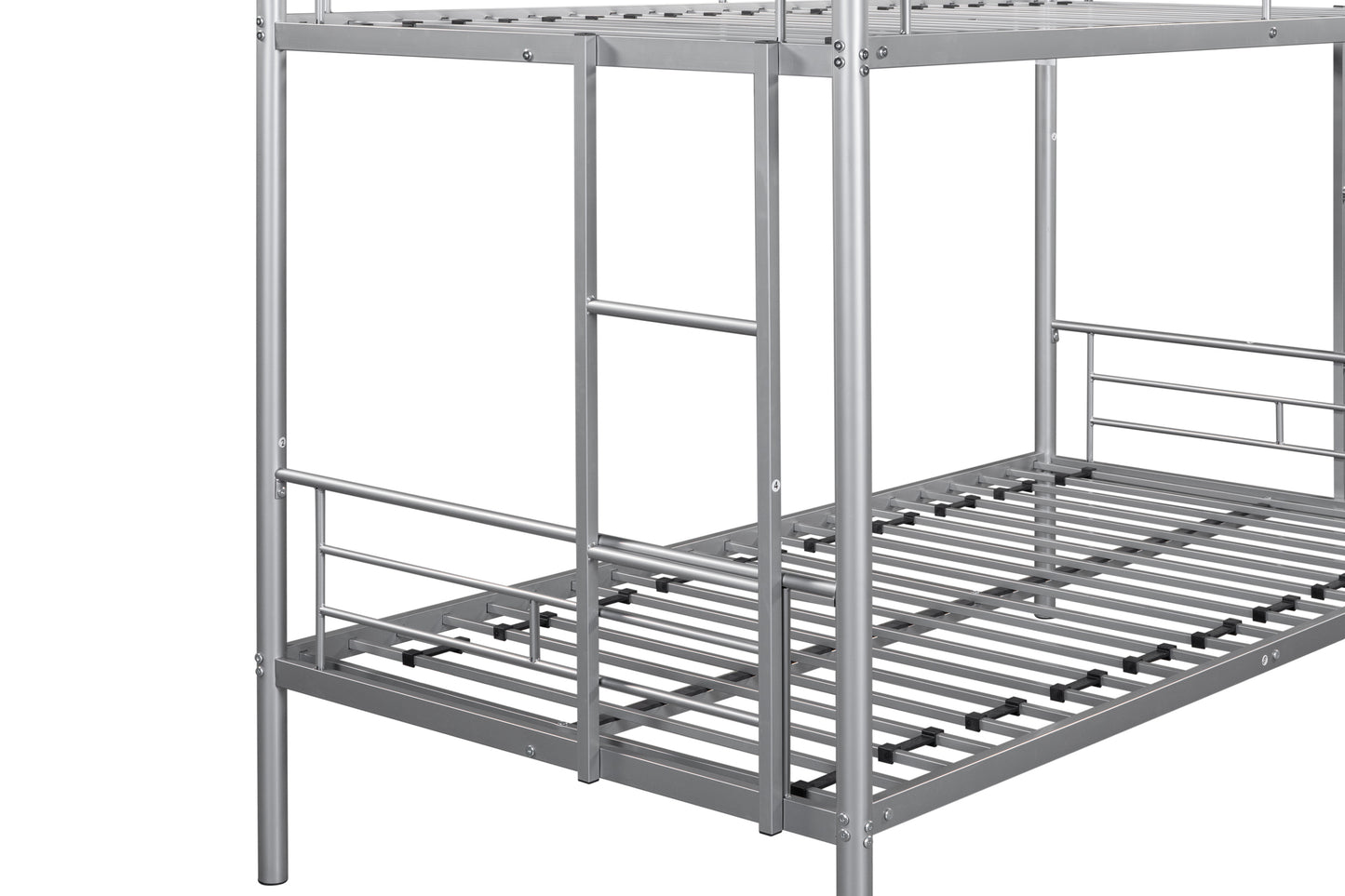 Robust Twin Metal Bunk Bed with Silent Design