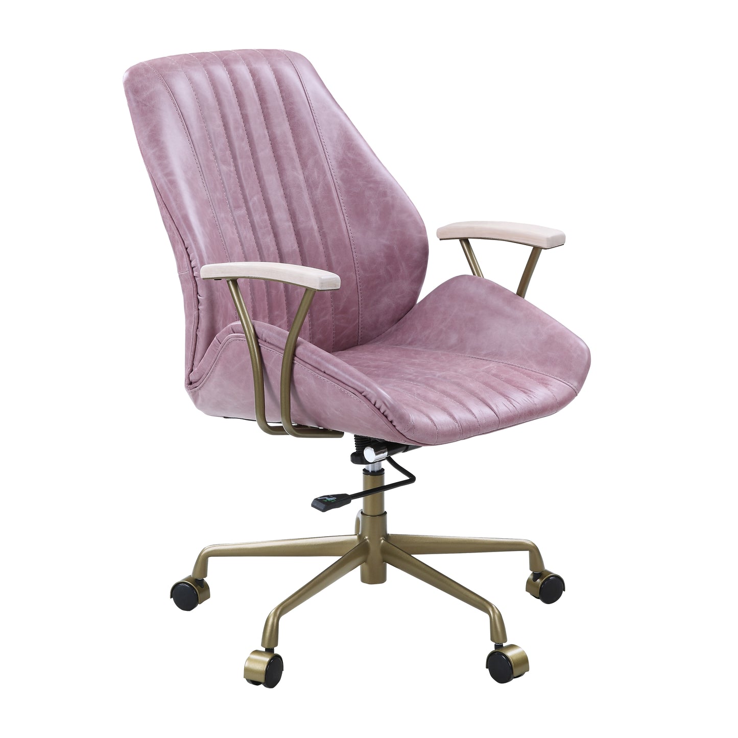 Hamilton Office Chair in Pink Top Grain Leather OF00399