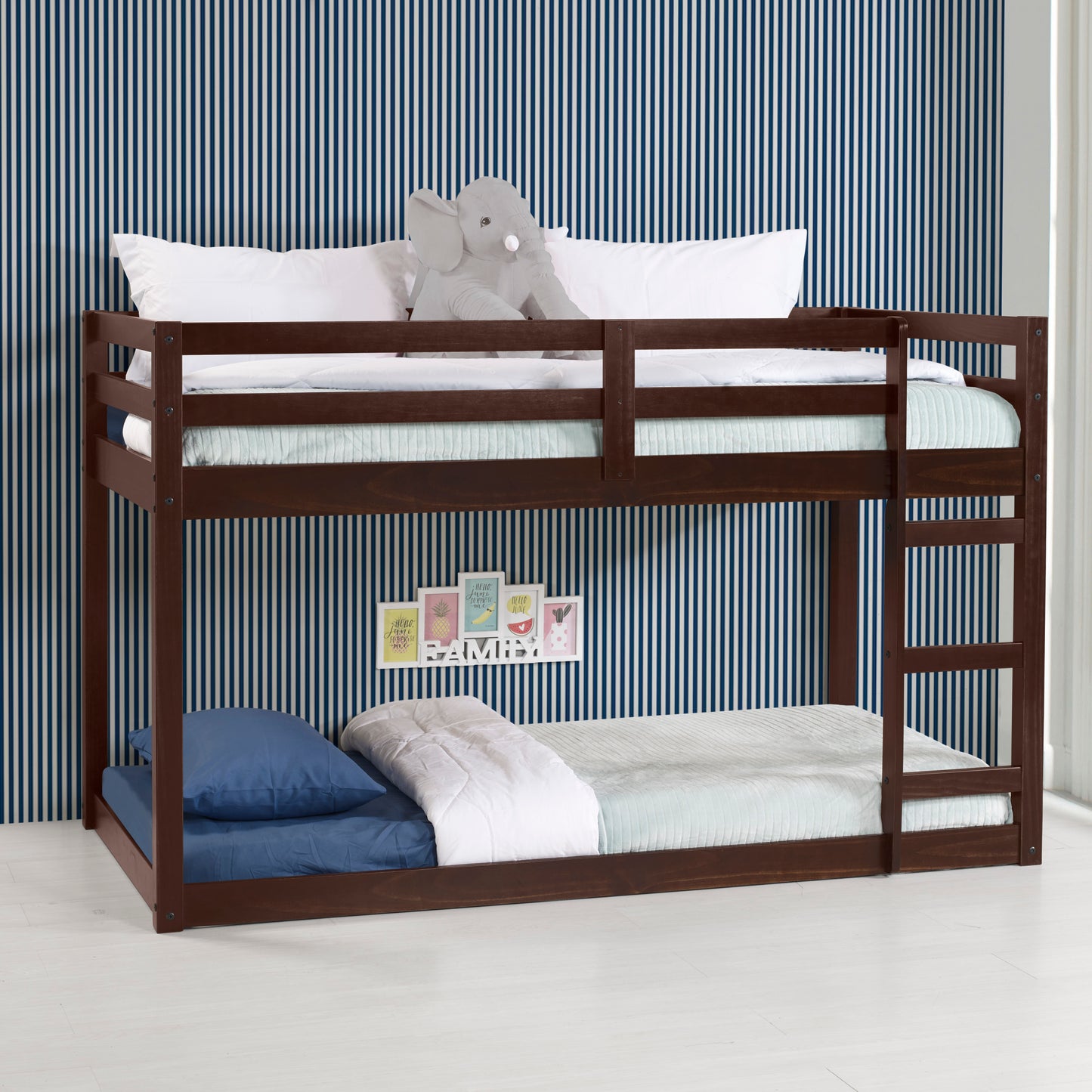 Gaston Loft Bed, Espresso 38185