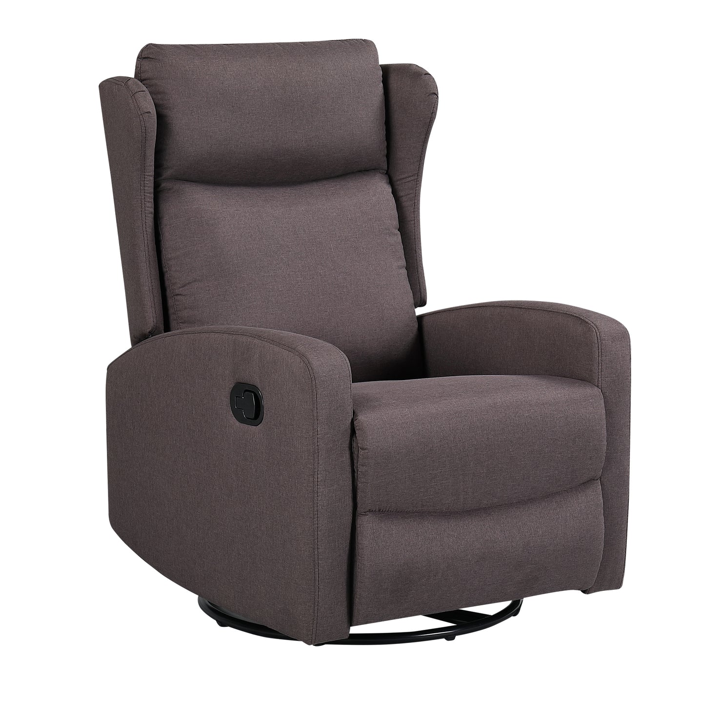 Adjustable Swivel Rocking Recliner Chair with Lumbar Support and Versatile Positions