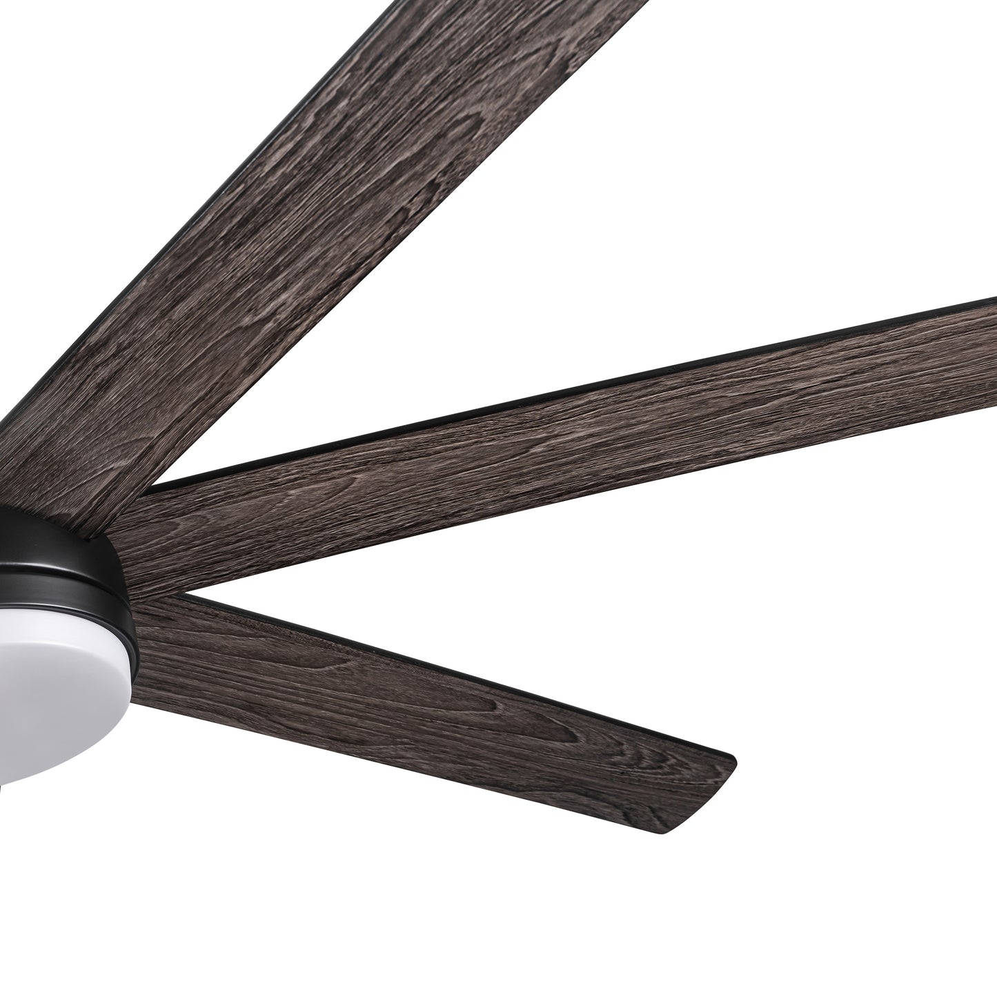 Rustic 72-Inch Ceiling Fan with Adjustable Plywood Blades for Dining Room