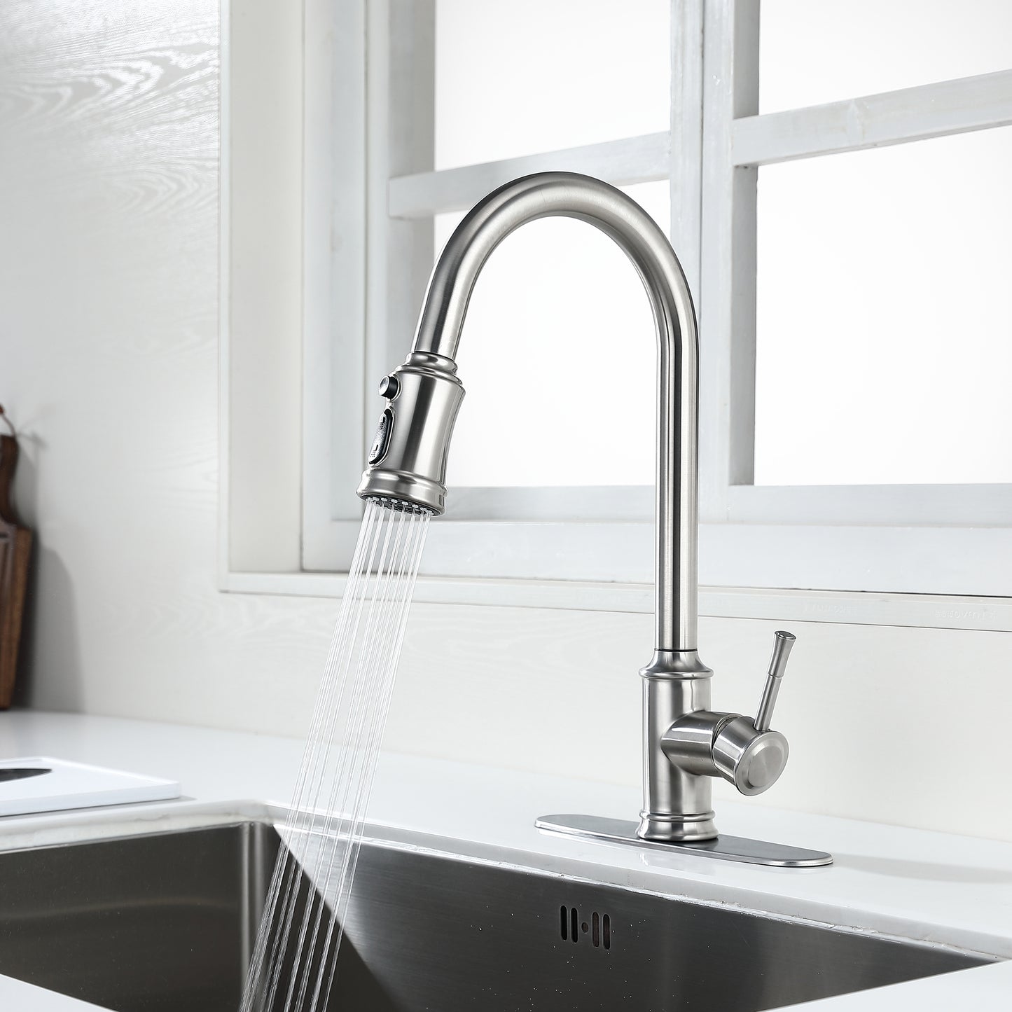 Touch Kitchen Faucet with Pull Down Sprayer