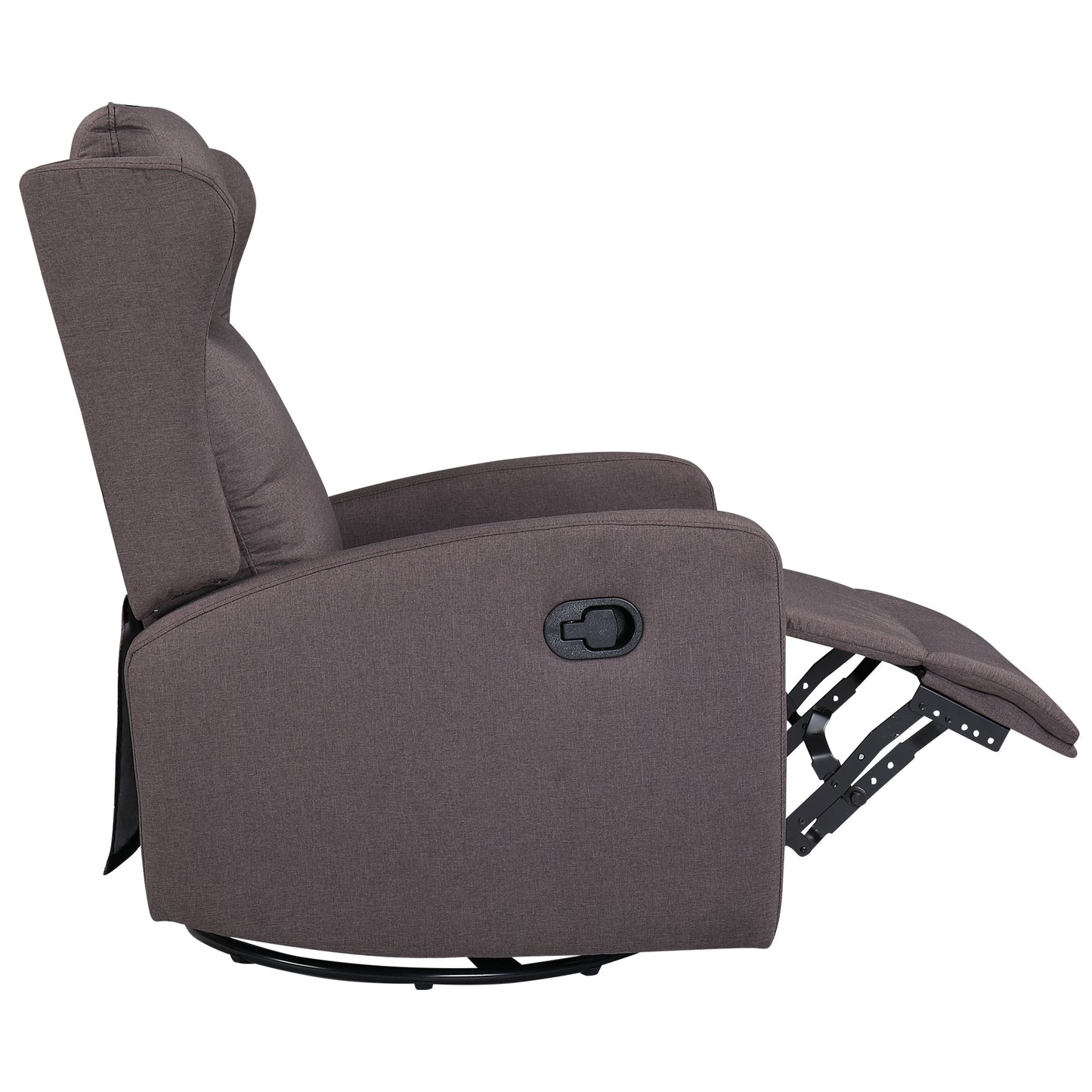 Adjustable Swivel Rocking Recliner Chair with Lumbar Support and Versatile Positions