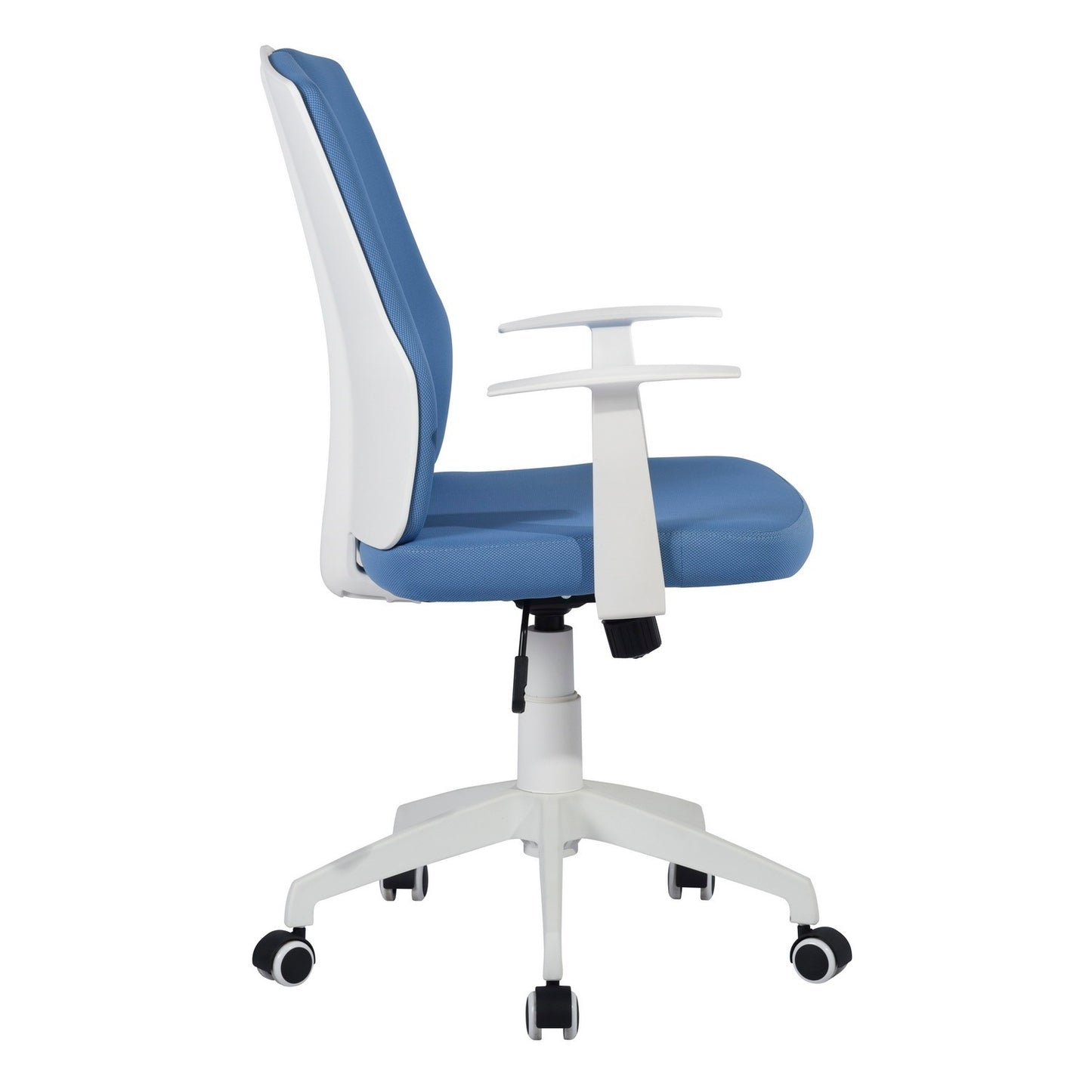 Ergonomic Office Chair High Back Desk Chair with,blue & white