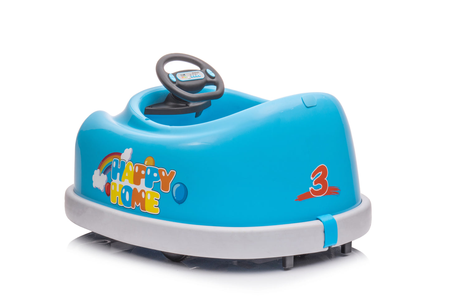 Electric Bumper Car for Kids, 12v Dual Drive Multi-Mode 1-6 Years Old Children's Ride-On Car