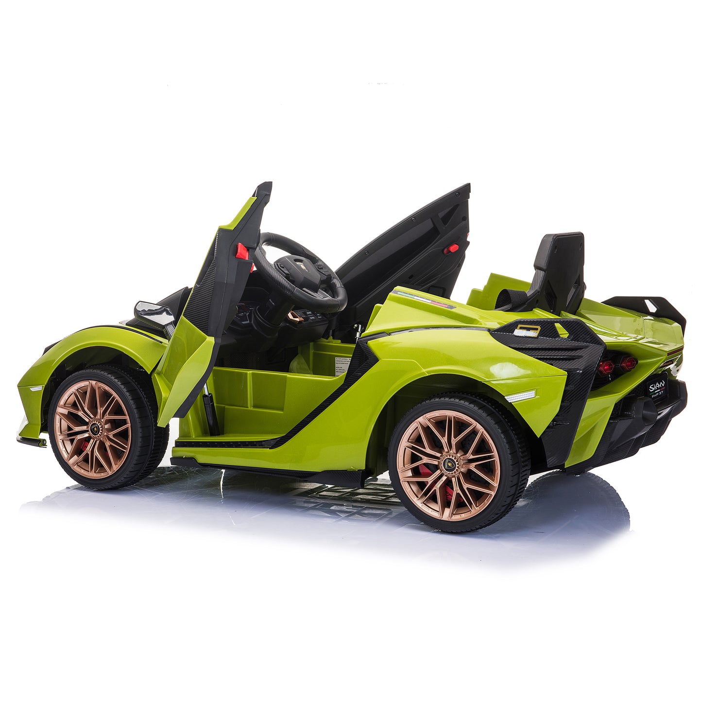 12V Electric Powered Kids Ride on Car Toy - green