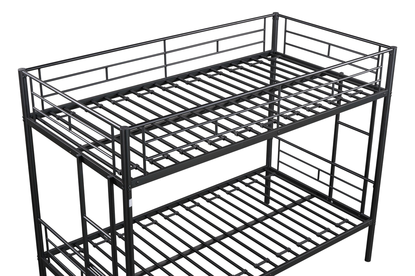 Metal Twin Bunk Bed with Enhanced Safety Measures