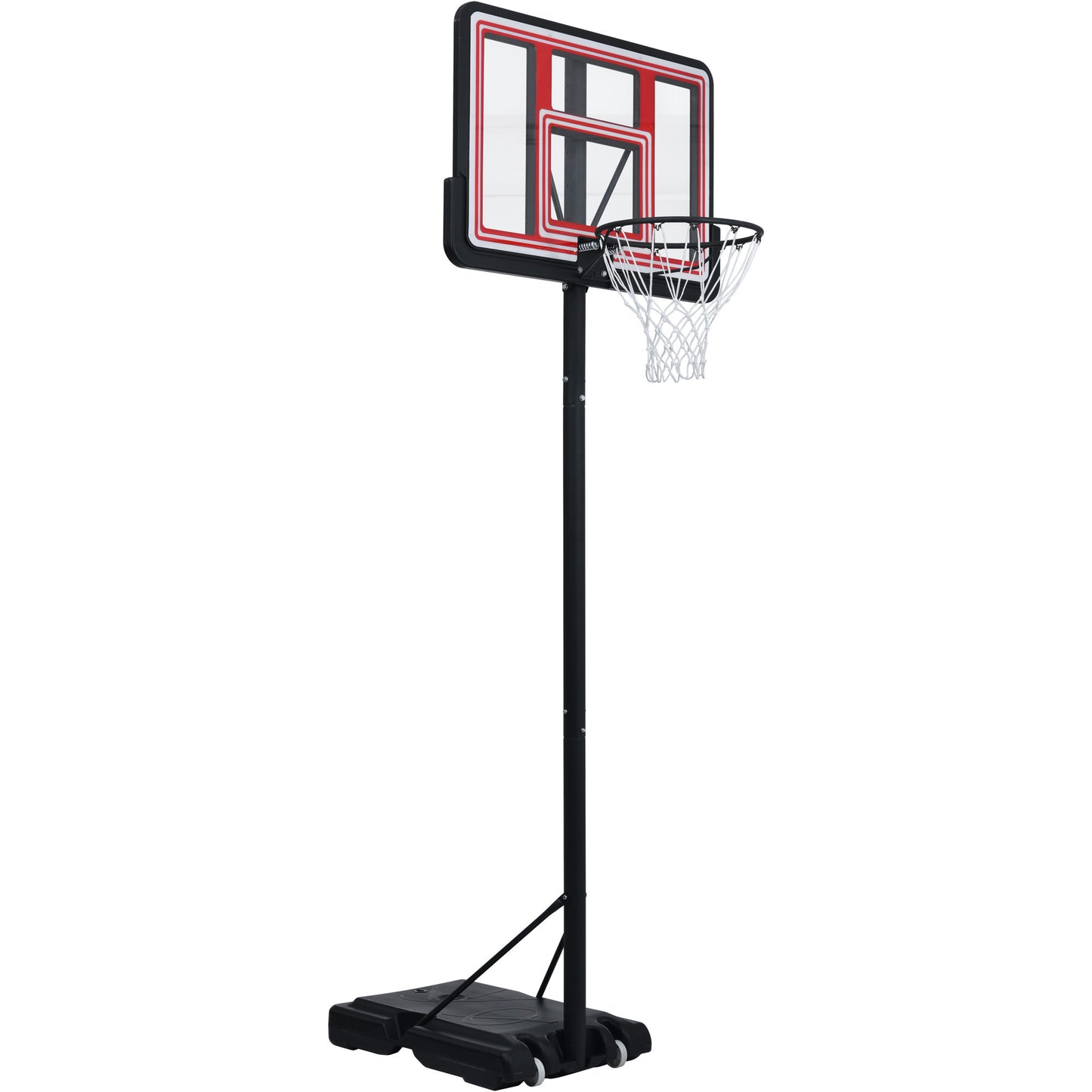 Portable Basketball Hoop Basketball System 4.76-10ft Height Adjustable for Youth Adults LED ights, Colorful lights, Waterproof Super Bright to Play at Night Outdoors,Good Gift for Kid