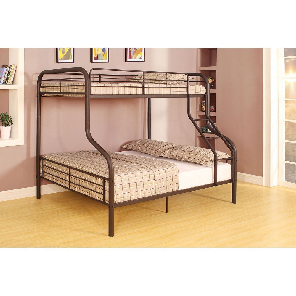 Transformable Cairo Sandy Black Twin/Full Bunk Bed