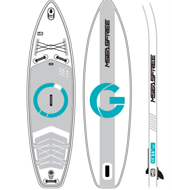 Inflatable Stand Up Paddle Board 11'x34"x6" With Accessories