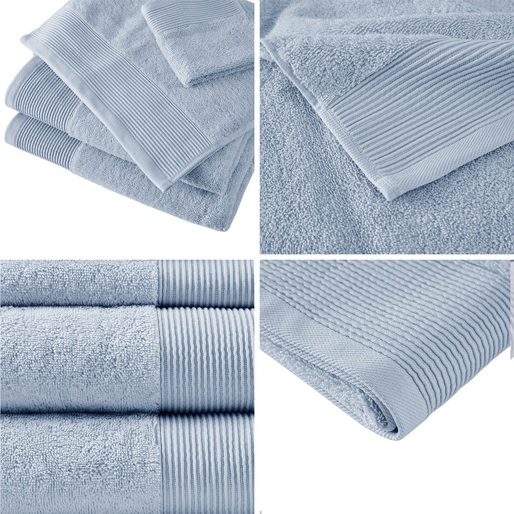 Eco-Friendly Silver-Infused Organic Cotton Tencel Towel Set