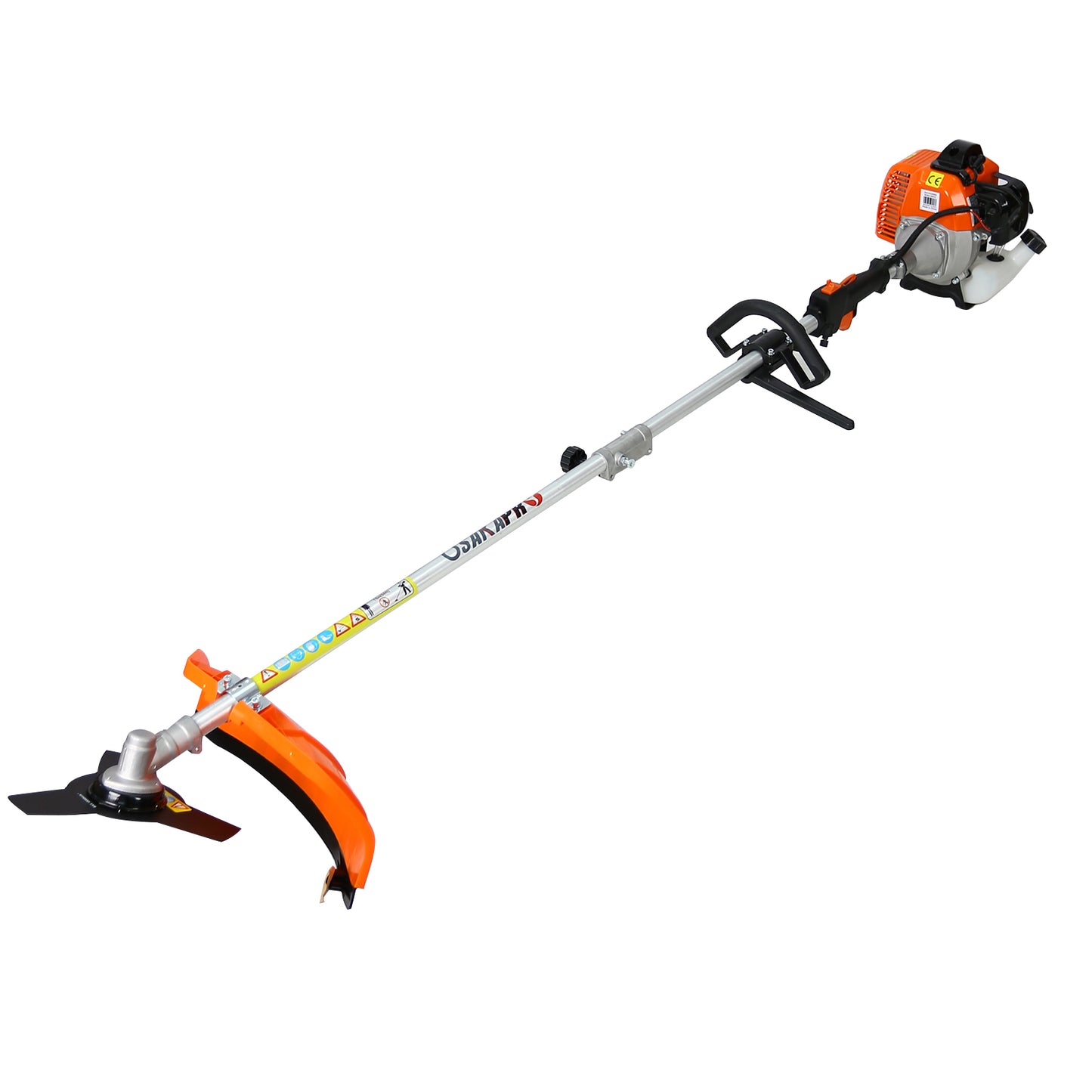 10 in 1 Multi-Functional Trimming Tool, 33CC 2-Cycle Garden Tool System with Gas Pole Saw, Hedge Trimmer, Grass Trimmer, and Brush Cutter EPA Compliant