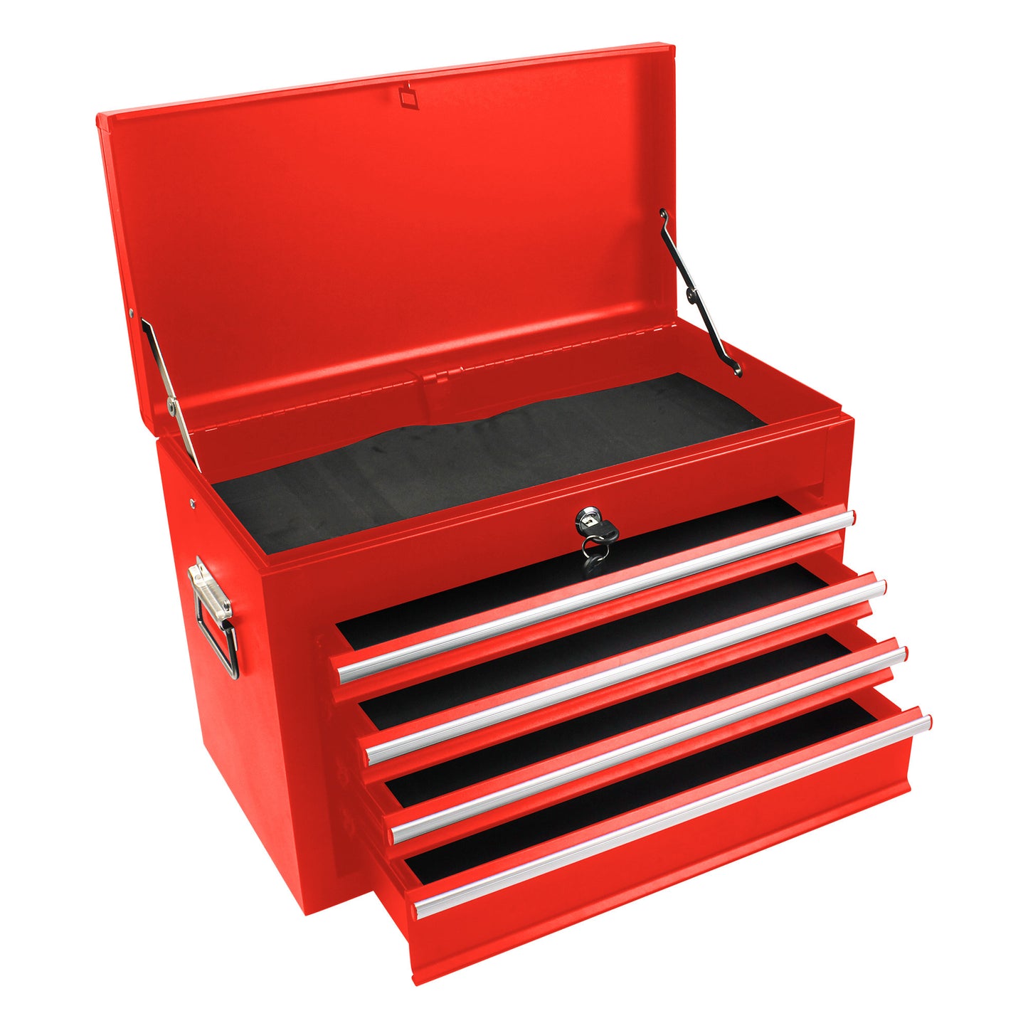 High Capacity Rolling Tool Chest with Wheels and Drawers, 6-Drawer Tool Storage Cabinet--RED