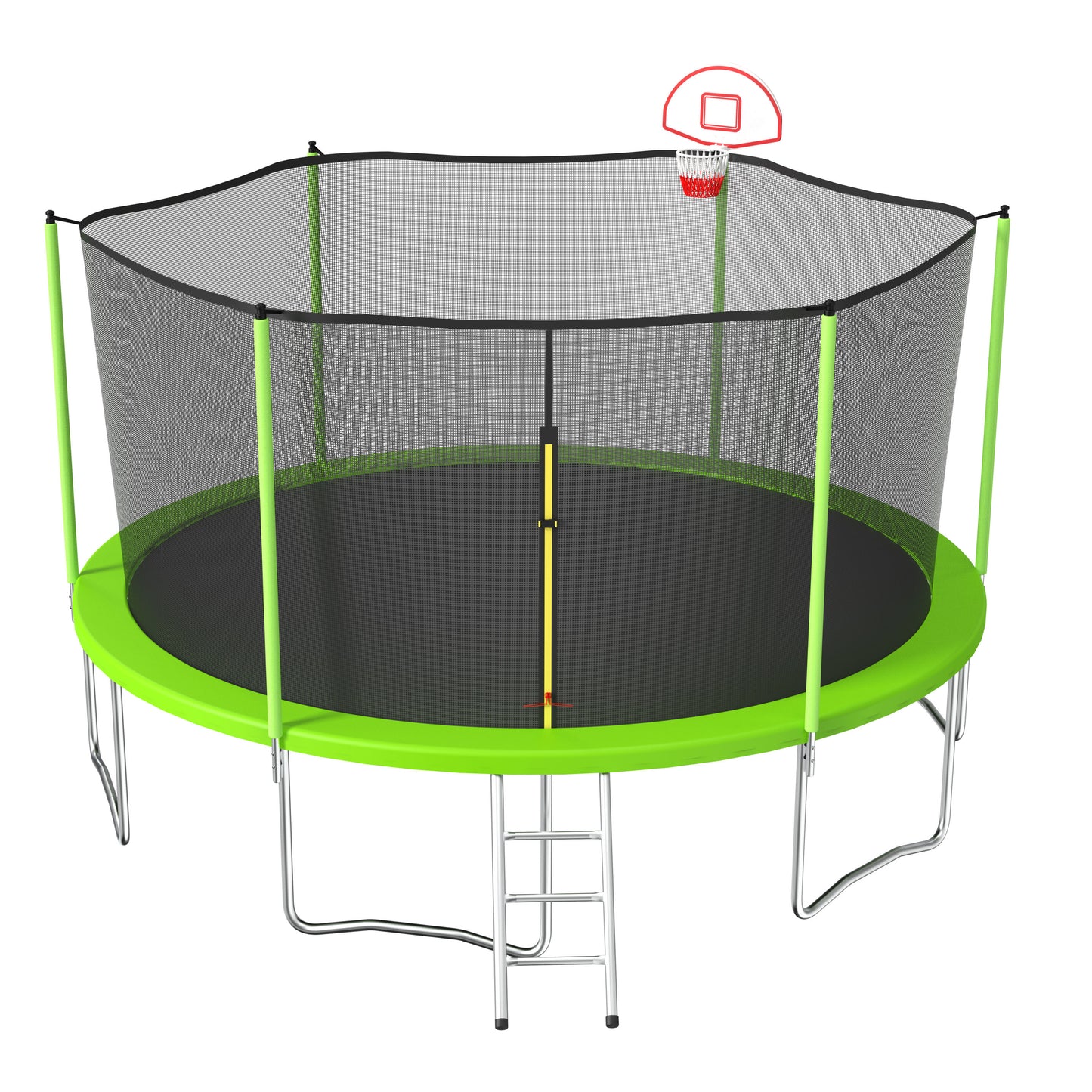 15FT trampoline green